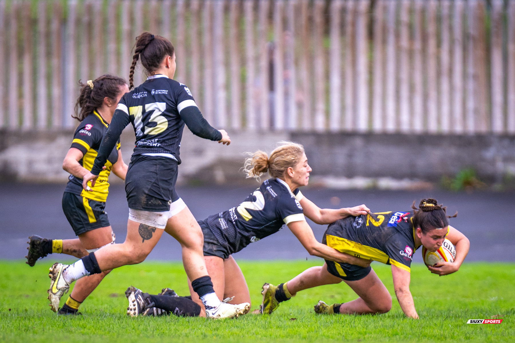  Getxo Artea Rugby Taldea - Rugby Turia - Rugby - FER 2023 - DHB F - Getxo Neskak Rt (25) vs (0) Rugby Turia (#FER23DHBGNRT12) Photo by: Fredy Monfoto | Siuxy Sports 2023-12-10