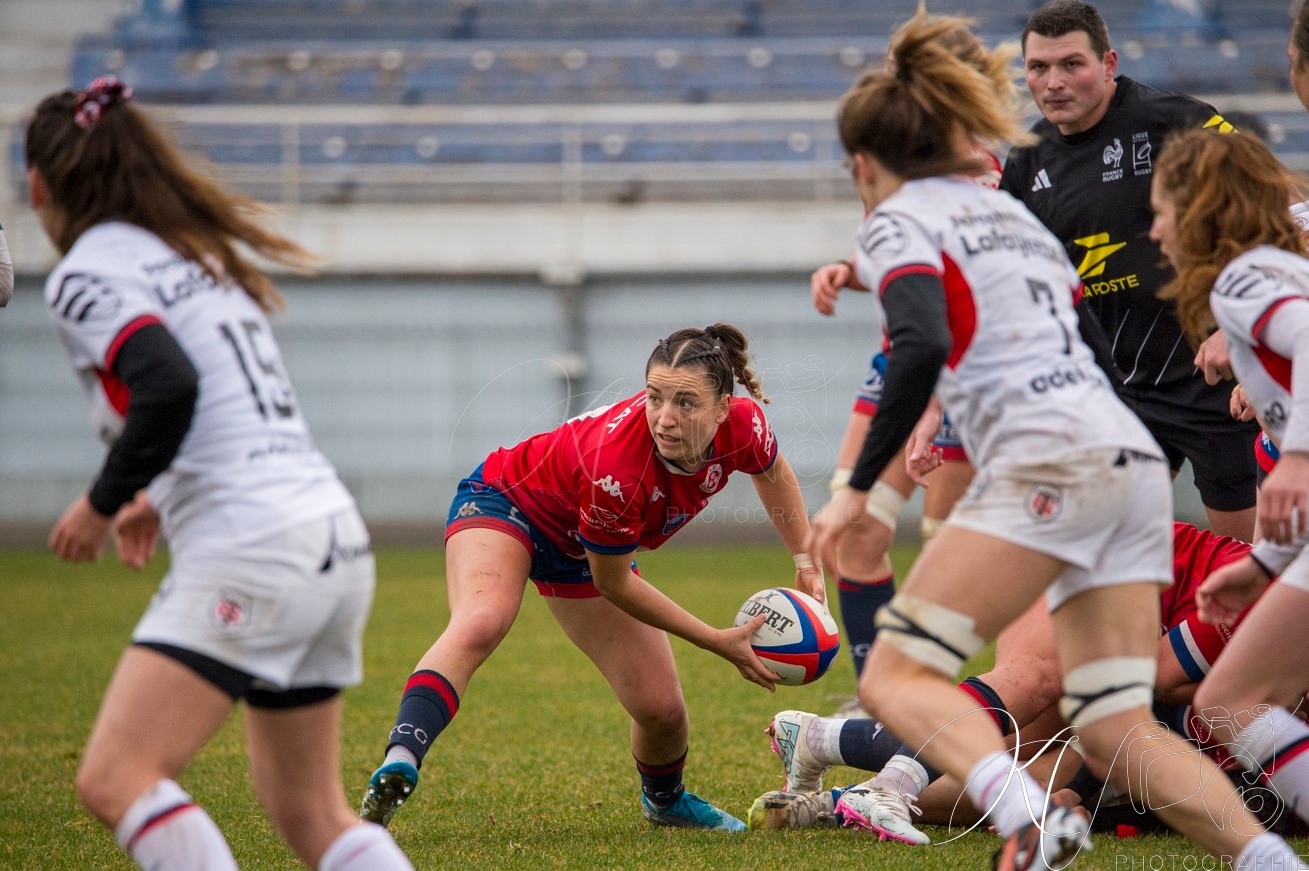  FC Grenoble Rugby - Stade Toulousain - Rugby - FFR 2024 - Élite 1 Fém - FC Grenoble (15) vs (15) Stade Toulousain RF (#FFR24E1FFCGST12) Photo by: Karine Valentin | Siuxy Sports 2024-12-07