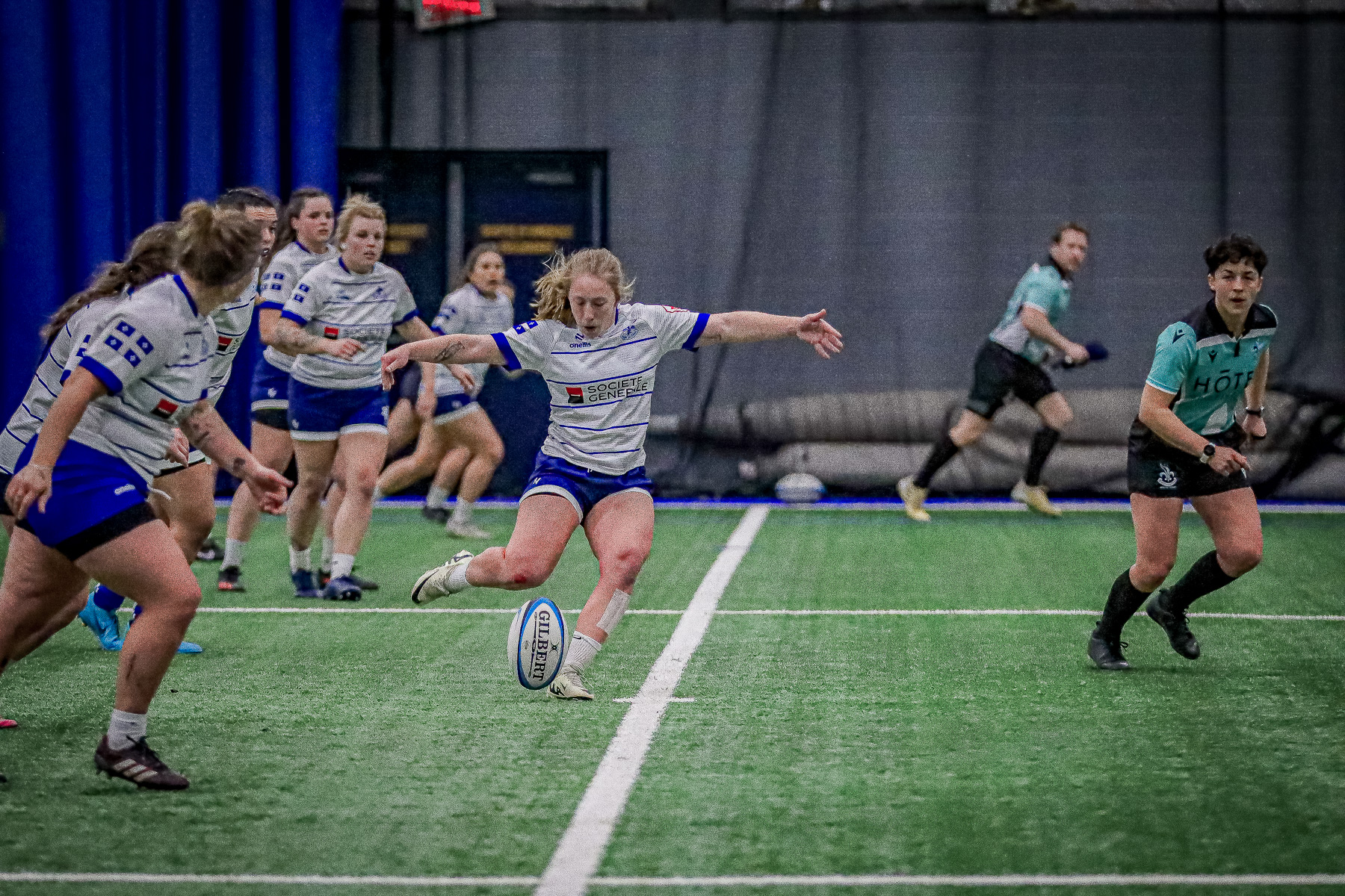 Carolane LARIVIÈRE - Mahalia ROBINSON -  Équipe féminine - Rugby Québec -  - Rugby - QORC-CROQ 2024 - Québec Est (22) vs (16) Québec Ouest  (#RQ24CROQESTOUE04) Photo by: Photo Mayarts | Siuxy Sports 2024-04-01