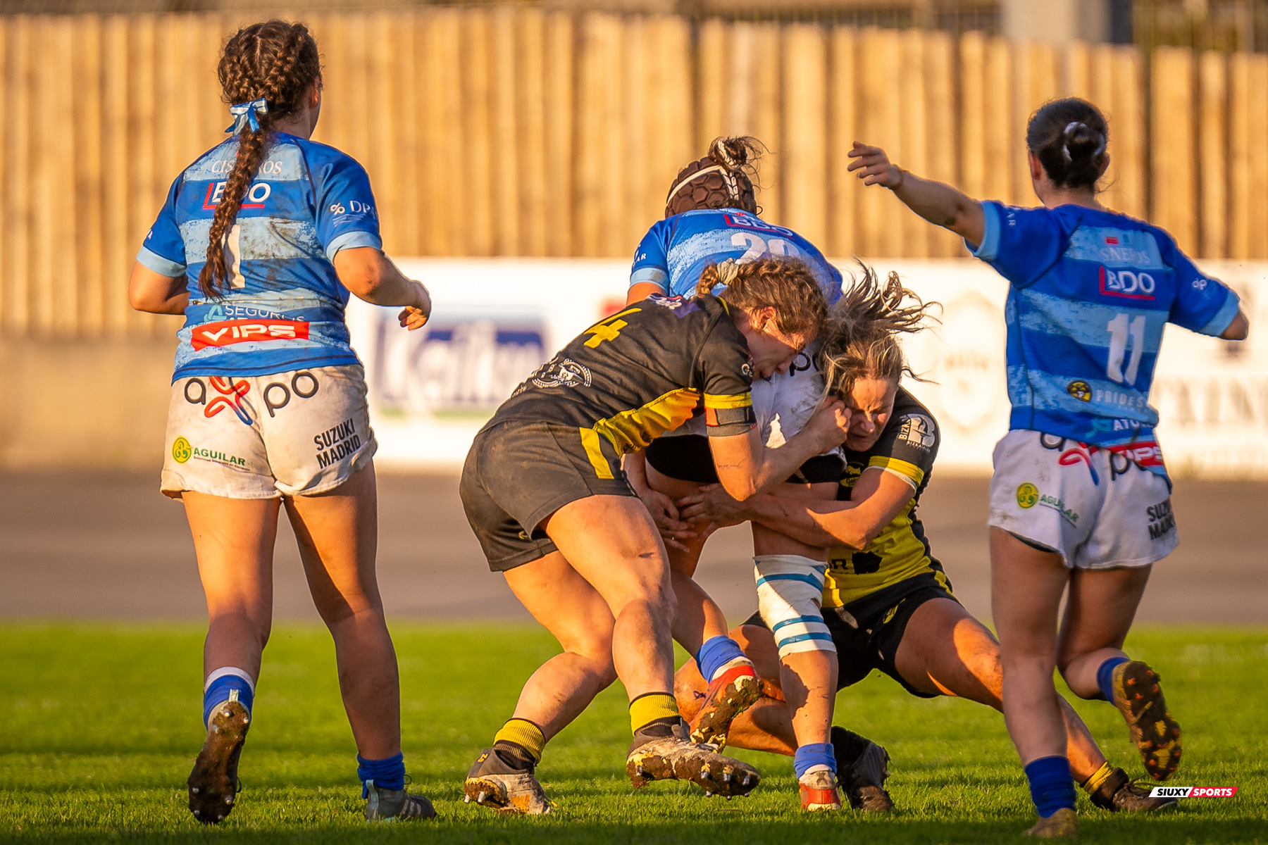  Getxo Artea Rugby Taldea - Club de Rugby Cisneros - Rugby - FER 2024 - DHB F - Getxo Neskak Rt (25) vs (13) Cisneros (#FER24DHBGNCIS02) Photo by: Fredy Monfoto | Siuxy Sports 2024-02-17
