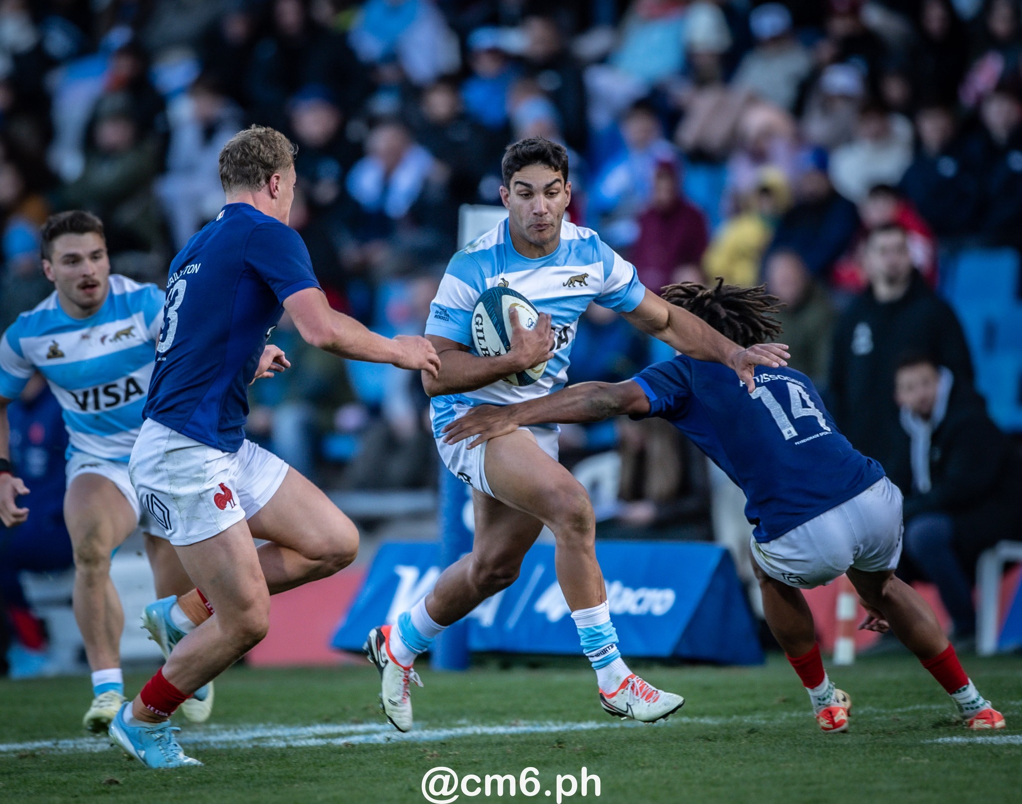Mateo CARRERAS - Santiago CARRERAS -  Selección Argentina de Rugby XV - Équipe de France de rugby à XV - Rugby - 2024 - Los Pumas - Argentina (13) vs (28) Francia (#2024PUMFRA07) Photo by: Christian Mas | Siuxy Sports 2024-07-06