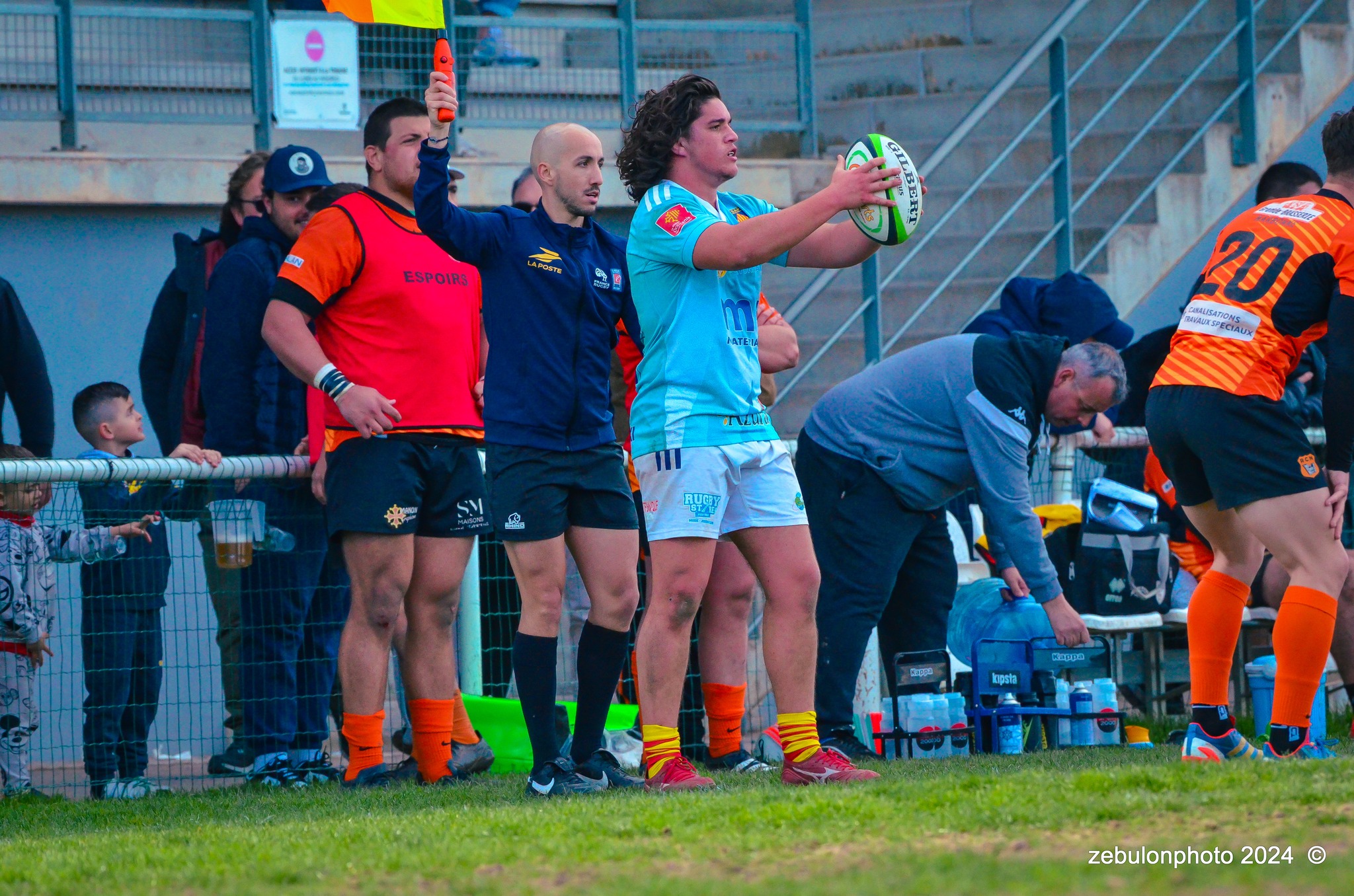  Racing Club Narbonnais - US Arlequins Perpignanais - Rugby - Espoirs - Narbonne vs USAP (#ESP24RCNUSAP02) Photo by: Photo Zebulon | Siuxy Sports 2024-02-17