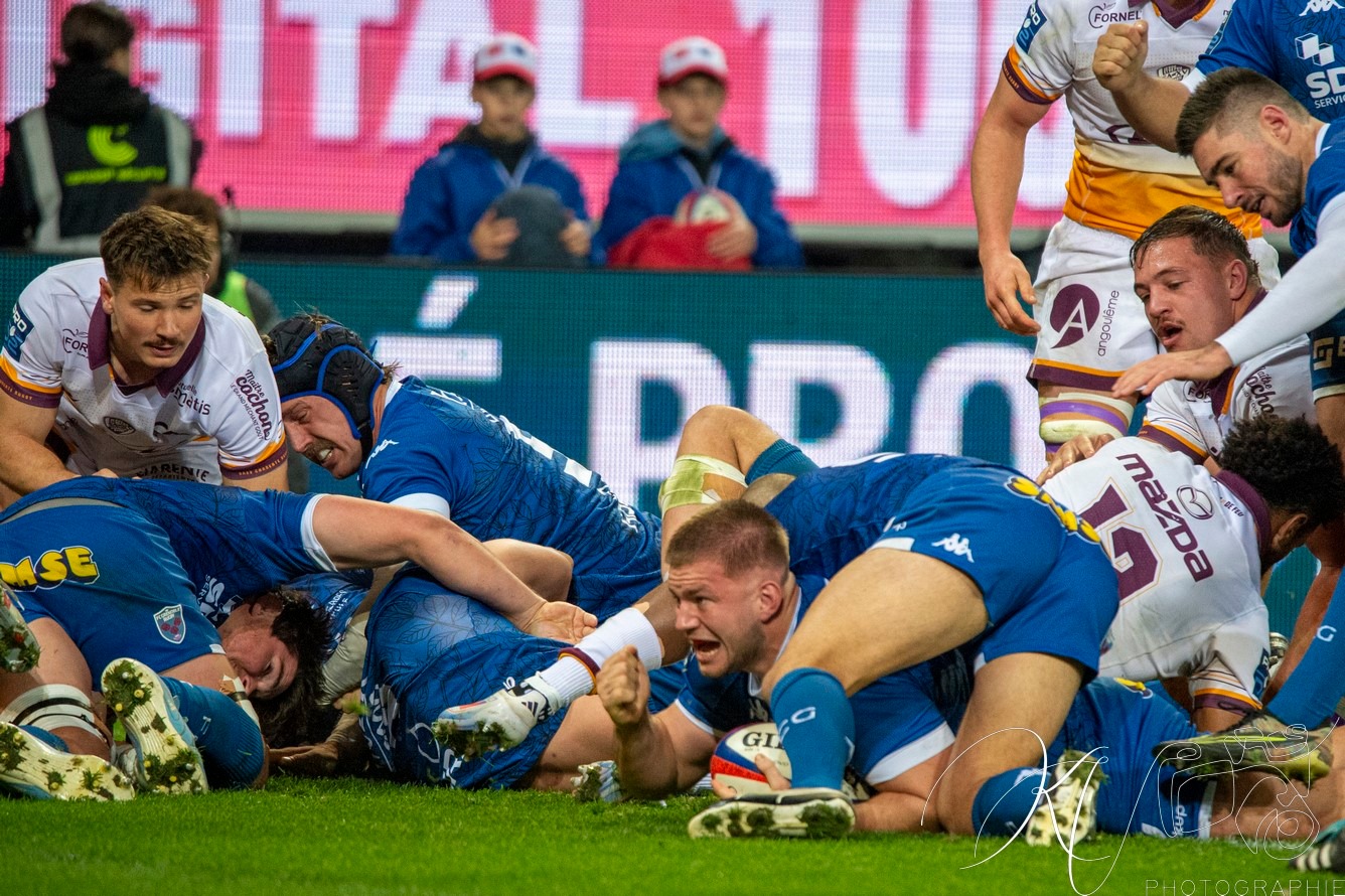  FC Grenoble Rugby - Soyaux Angoulême - Rugby - FFR 2024 - Pro D2 - FC Grenoble Rugby (37) vs (7) Soyaux Angouleme (#PD224PD2FCGSO11) Photo by: Karine Valentin | Siuxy Sports 2024-11-15
