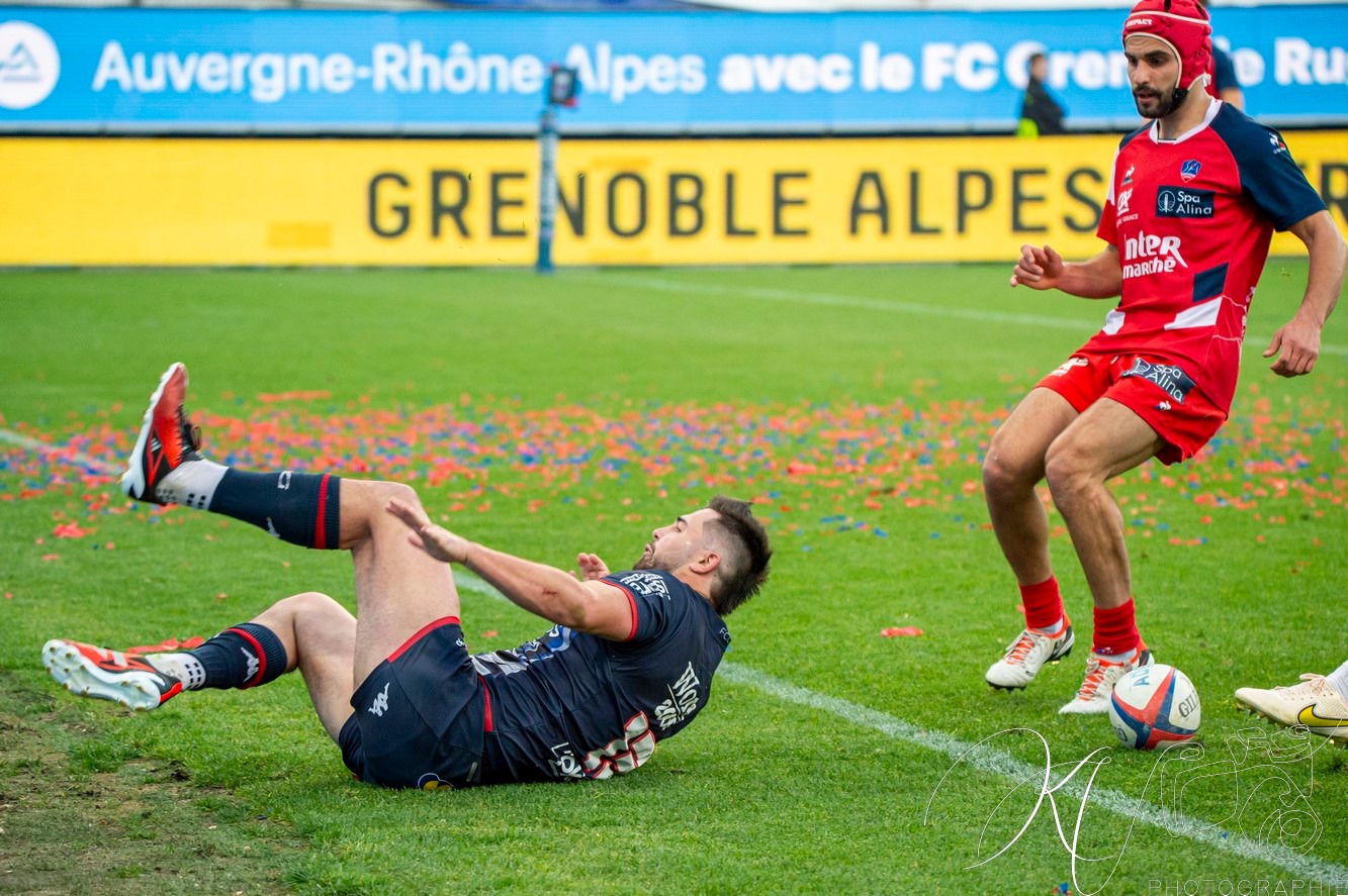  FC Grenoble Rugby - Stade Aurillacois - Rugby - FFR - 2024 PRO D2 - FC Grenoble (55) vs (10) Aurillac (#PD224T14FCGAUR04) Photo by: Karine Valentin | Siuxy Sports 2024-04-12