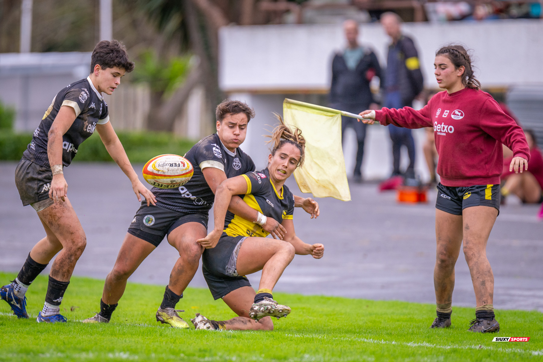  Getxo Artea Rugby Taldea - Rugby Turia - Rugby - FER 2023 - DHB F - Getxo Neskak Rt (25) vs (0) Rugby Turia (#FER23DHBGNRT12) Photo by: Fredy Monfoto | Siuxy Sports 2023-12-10