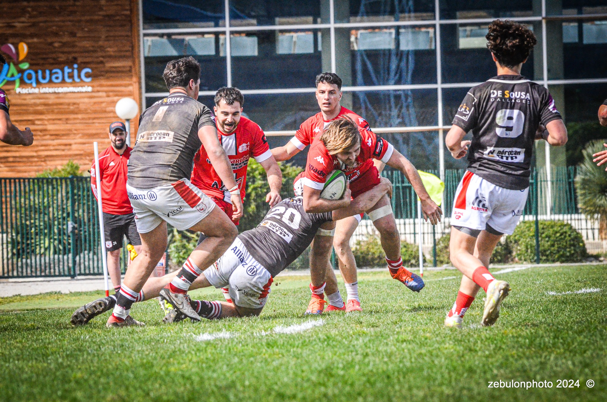  Étoile Sportive Catalane - Football Club Villefranchois - Lauragais - Rugby - FFR -  Fed 2 2024 - Etoile Sportive Catalane vs FC Villefranchois (#FFR24F2ESCFCV03) Photo by: Photo Zebulon | Siuxy Sports 2024-03-23