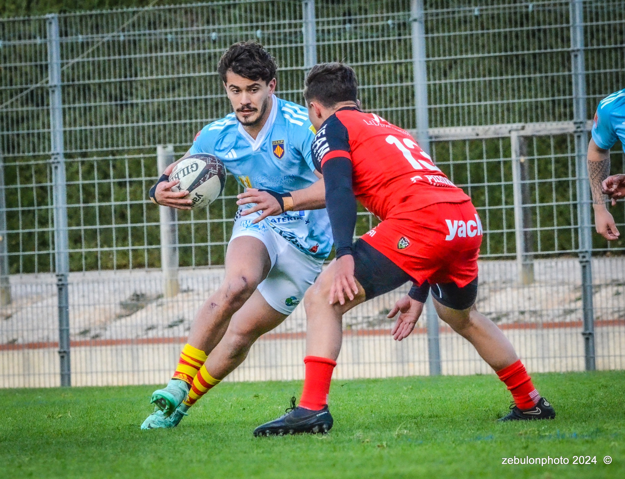  US Arlequins Perpignanais - RC Toulonnais - Rugby - Espoirs - USAP vs RCT (#ESP24USAPRCT02) Photo by: Photo Zebulon | Siuxy Sports 2024-02-10