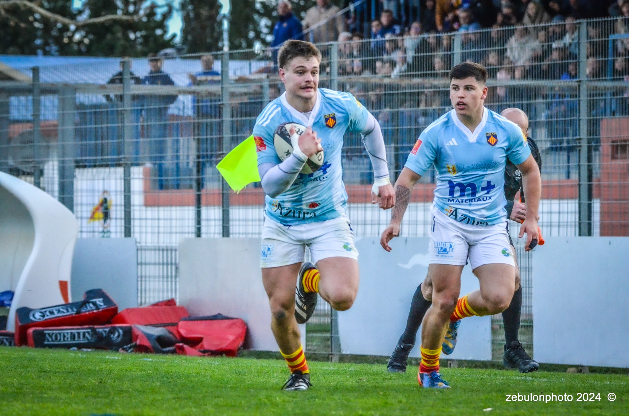 US Arlequins Perpignanais - RC Toulonnais - Rugby - Espoirs - USAP vs RCT (#ESP24USAPRCT02) Photo by: Photo Zebulon | Siuxy Sports 2024-02-10
