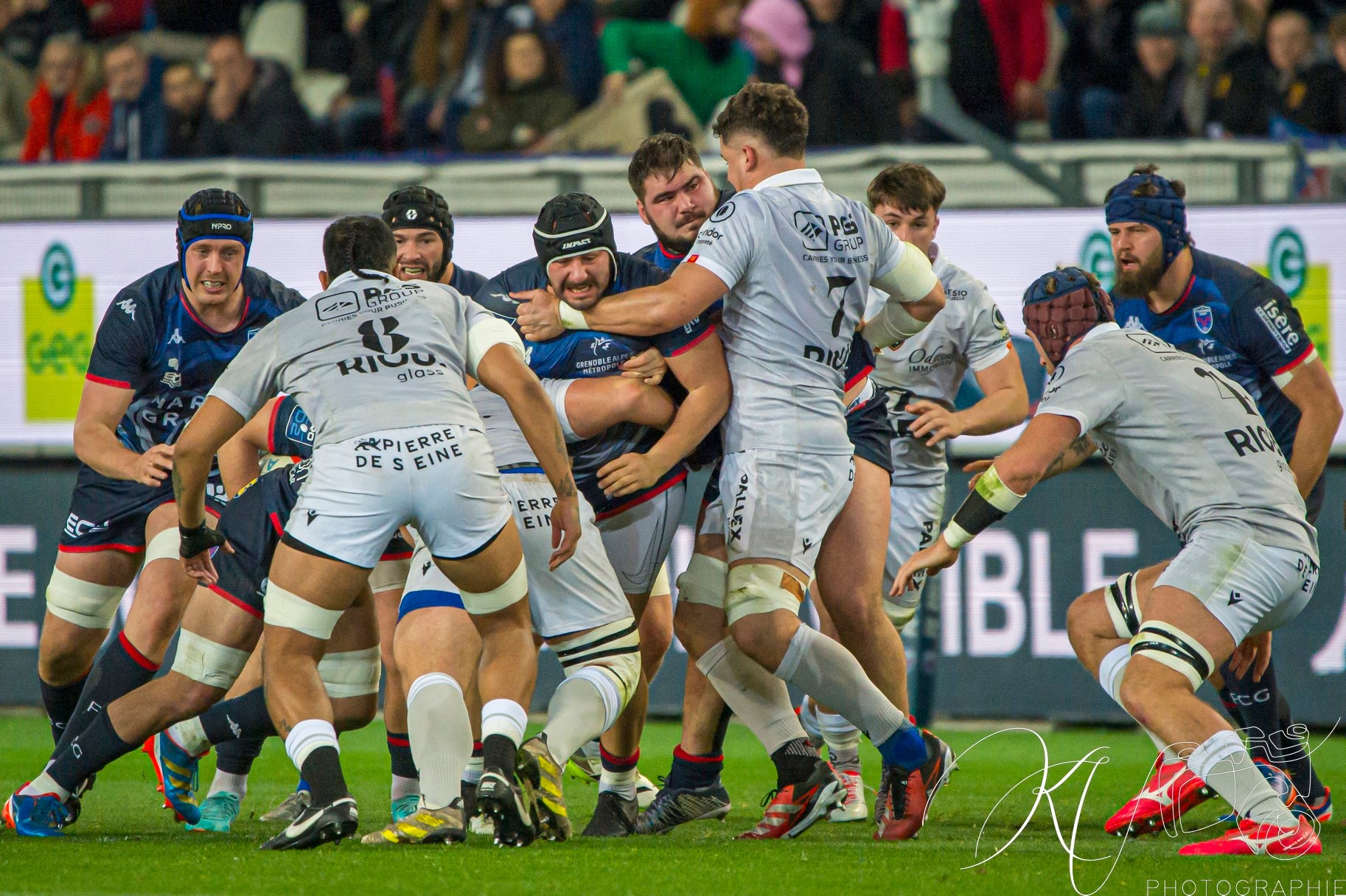  FC Grenoble Rugby - Rouen Normandie Rugby - Rugby - Pro D2 - FC Grenoble (43) vs (16) Rouen (#PD224FCGRNR03) Photo by: Karine Valentin | Siuxy Sports 2024-03-01