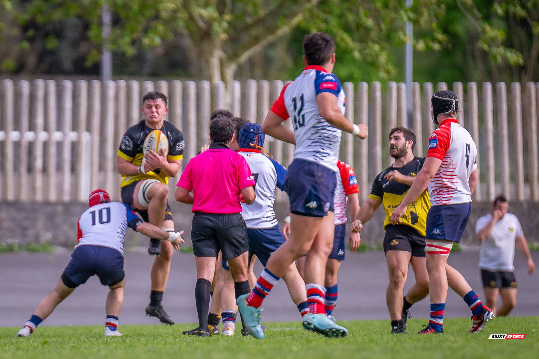 Pello LARRINAGA ZORROZUA - Gonzalo PEREZ AGRASAR -  Getxo Artea Rugby Taldea - Club de Rugby Liceo Francés - Rugby - FER 2024 - DHB - Getxo RT (38) vs (22) Liceo Frances (#FER24DGETLFR04) Photo by: Fredy Monfoto | Siuxy Sports 2024-04-06