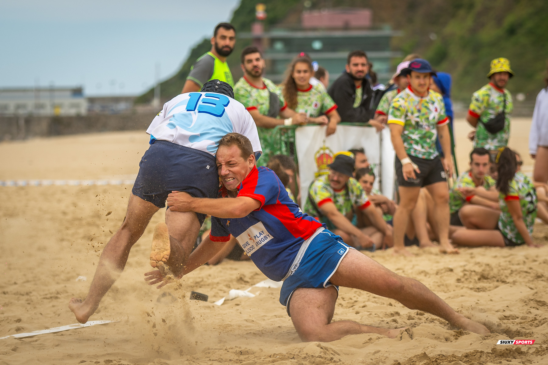  Universitario de Cantabria Rugby Club - Santoña Rugby Club - Rugby Playa - Circuito International del Cantabrico de Rugby Playa - IV Torneo Internacional de Laredo (#2024RugbyPlayaIVLaredo) Photo by: Fredy Monfoto | Siuxy Sports 2024-07-13