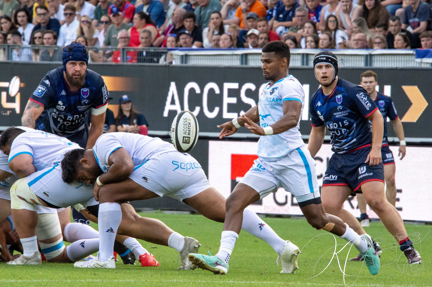  FC Grenoble Rugby - Montpellier Hérault Rugby - Rugby - FFR - 2024 - Access Match -  FC Grenoble (18) vs (20) Montpellier (#FFR24FCGMHR06) Photo by: Karine Valentin | Siuxy Sports 2024-06-16