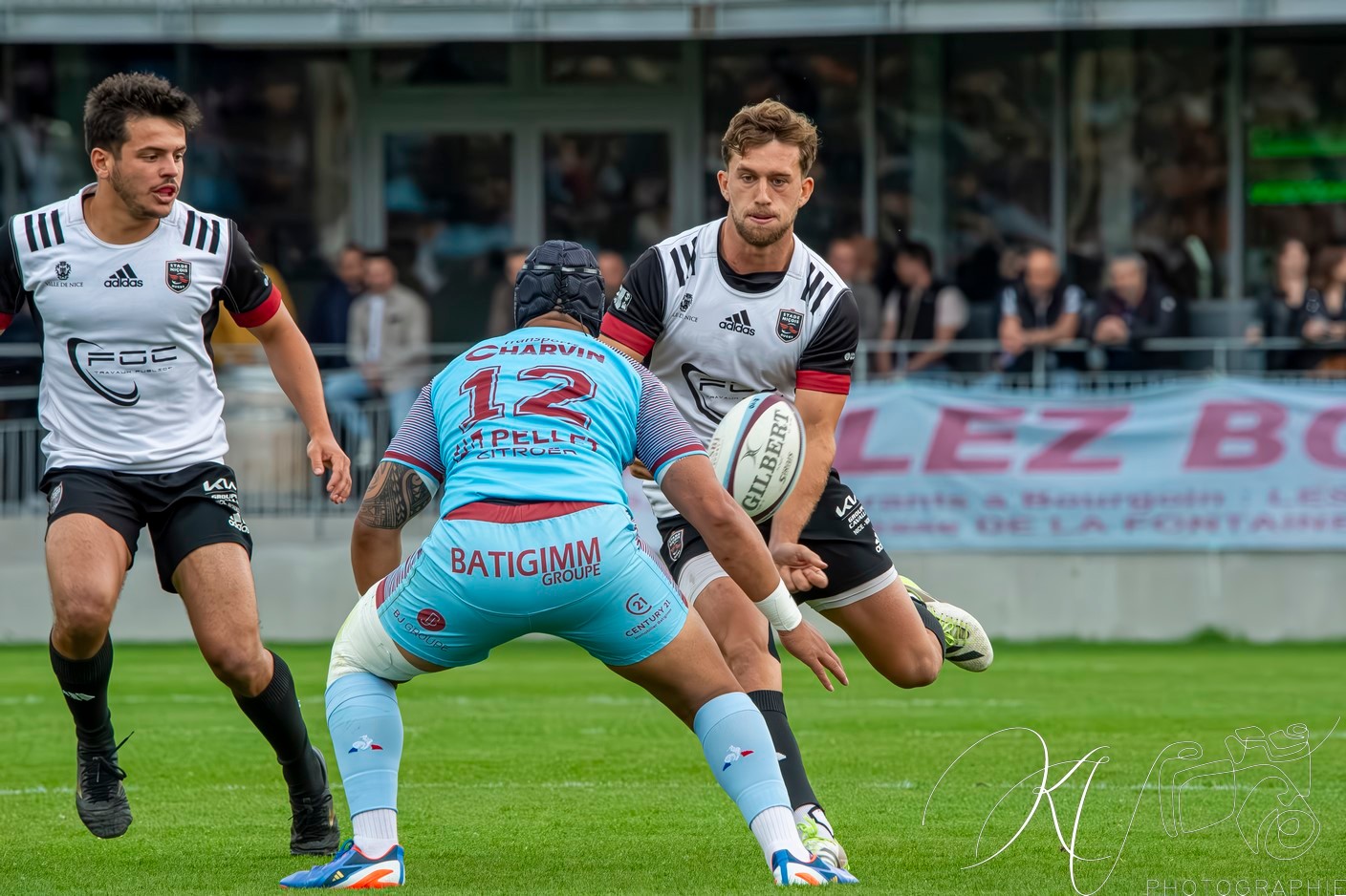  CS Bourgoin-Jallieu - Stade niçois - Rugby - FFR 2024 - National - CS Bourgoin-Jallieu (25) vs (23) Stade Niçois (#FFR24NATCSBJST04) Photo by: Karine Valentin | Siuxy Sports 2024-04-06