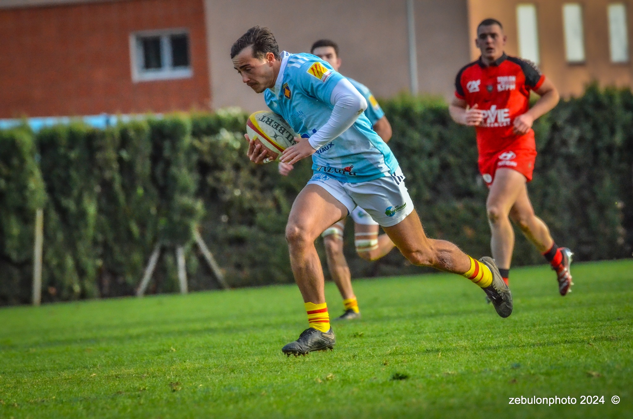  US Arlequins Perpignanais - RC Toulonnais - Rugby - Espoirs - USAP vs RCT (#ESP24USAPRCT02) Photo by: Photo Zebulon | Siuxy Sports 2024-02-10
