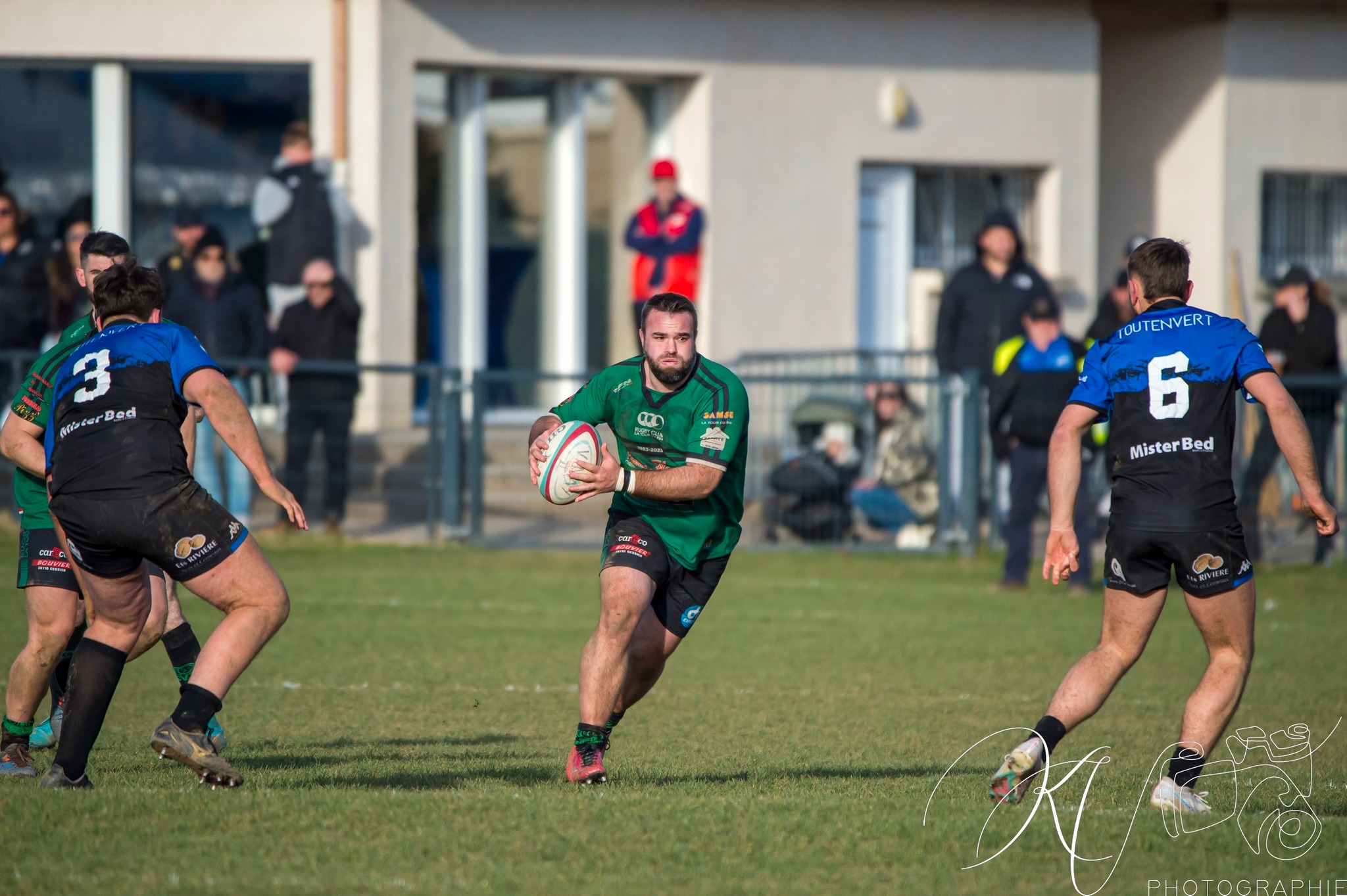  US Vinay - Rugby Club des Vallons de la Tour - Rugby - FED2 2024 - US Vinay (34) vs (25) RC des Vallons de la Tour (#FED224USVVDT01) Photo by: Karine Valentin | Siuxy Sports 2024-01-28