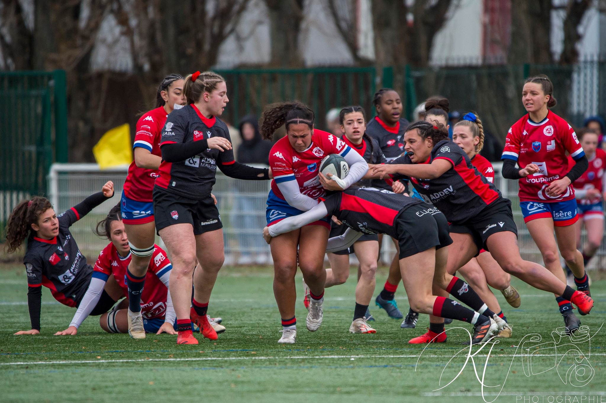  Lyon Olympique Universitaire - FC Grenoble Rugby - Rugby - Elite 1 2023 - Lyon O.U. (39) vs (14) FC Grenoble (#EL124LOUFCG02) Photo by: Karine Valentin | Siuxy Sports 2024-02-24