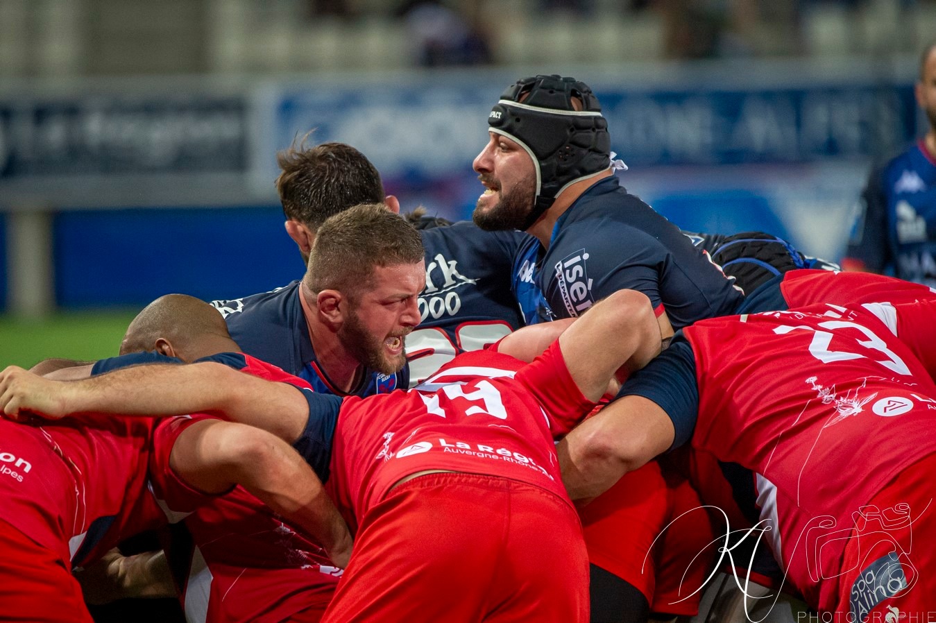 Luka GOGINAVA -  FC Grenoble Rugby - Stade Aurillacois - Rugby - FFR - 2024 PRO D2 - FC Grenoble (55) vs (10) Aurillac (#PD224T14FCGAUR04) Photo by: Karine Valentin | Siuxy Sports 2024-04-12