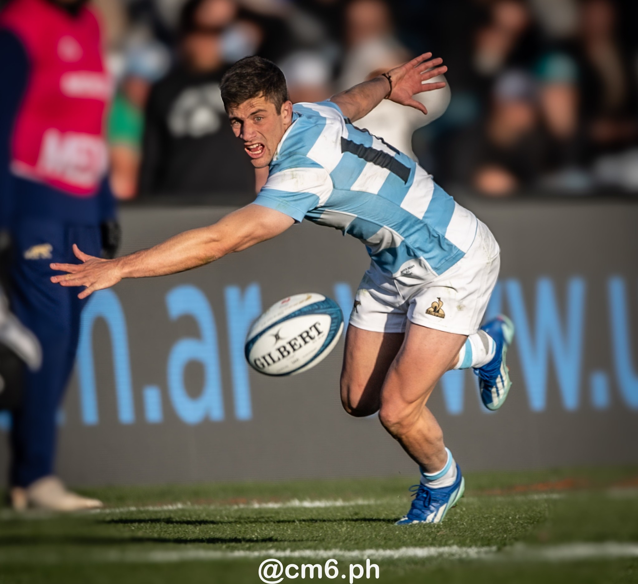 Bautista DELGUY -  Selección Argentina de Rugby XV - Équipe de France de rugby à XV - Rugby - 2024 - Los Pumas - Argentina (13) vs (28) Francia (#2024PUMFRA07) Photo by: Christian Mas | Siuxy Sports 2024-07-06