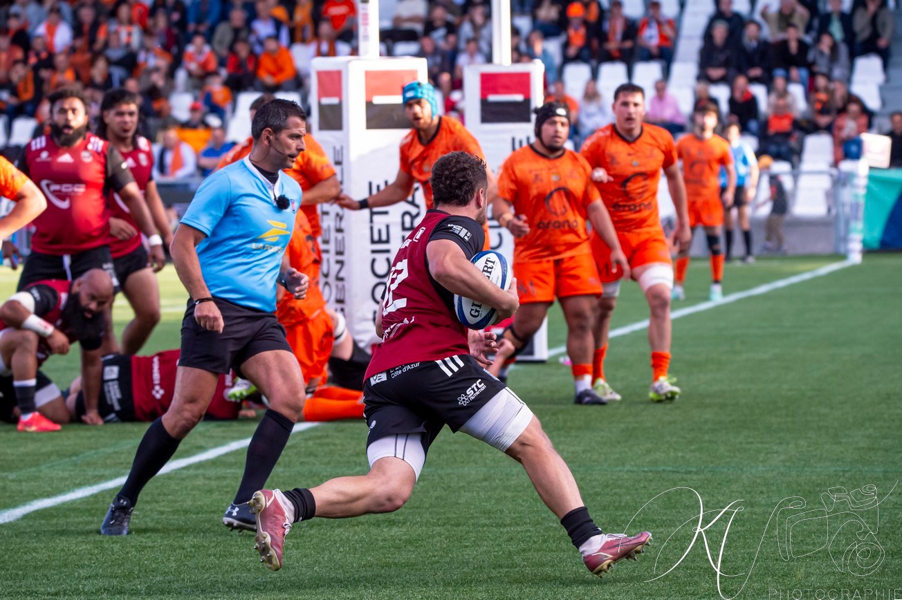  Stade niçois - Racing Club Narbonnais - Rugby - FFR 2024 - Finale Nationale - Nice (39) vs (30) Narbonne (#FFR24NATNICNAR05) Photo by: Karine Valentin | Siuxy Sports 2024-05-18