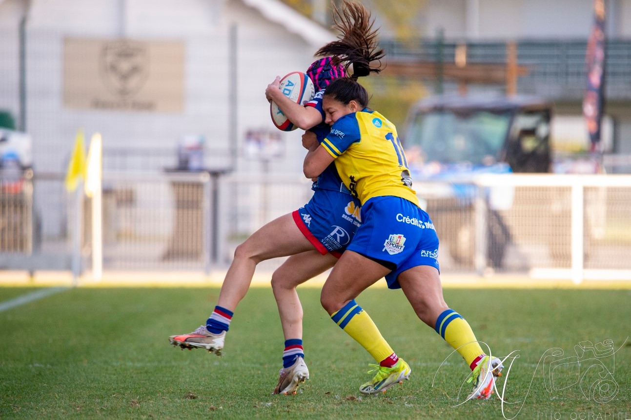  ASM Romagnat rugby féminin - FC Grenoble Rugby - Rugby - FFR 2024 Elite 1 Fém - ASM Romagnat (32) vs (8) Amazones FC Grenoble  (#FFR24E1FASMRFCG11) Photo by: Karine Valentin | Siuxy Sports 2024-11-17