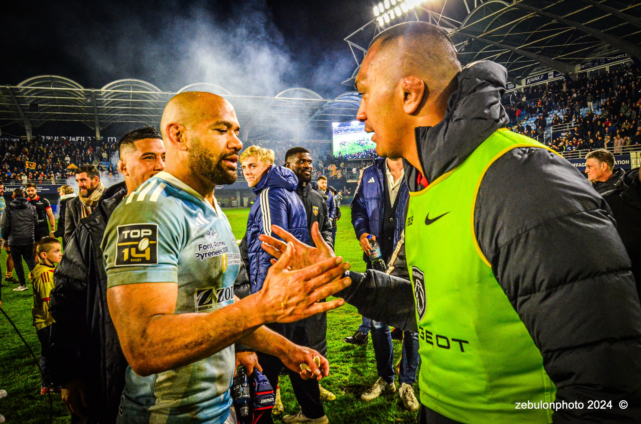  US Arlequins Perpignanais - RC Toulonnais - Rugby - TOP 14 - Perpignan (27) vs (17) RC Toulonnais (#TOP1424USAPRCT03) Photo by: Photo Zebulon | Siuxy Sports 2024-03-09