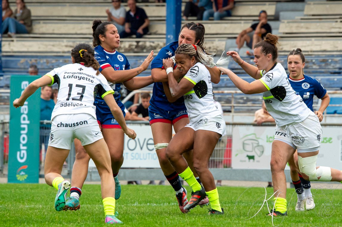  FC Grenoble Rugby - Stade Toulousain - Rugby - FFR 2024 Élite 1 F - FC Grenoble Amazones (23) vs (17) Stade Toulousain (#FFR24EL1FFCGST05) Photo by: Karine Valentin | Siuxy Sports 2024-05-12