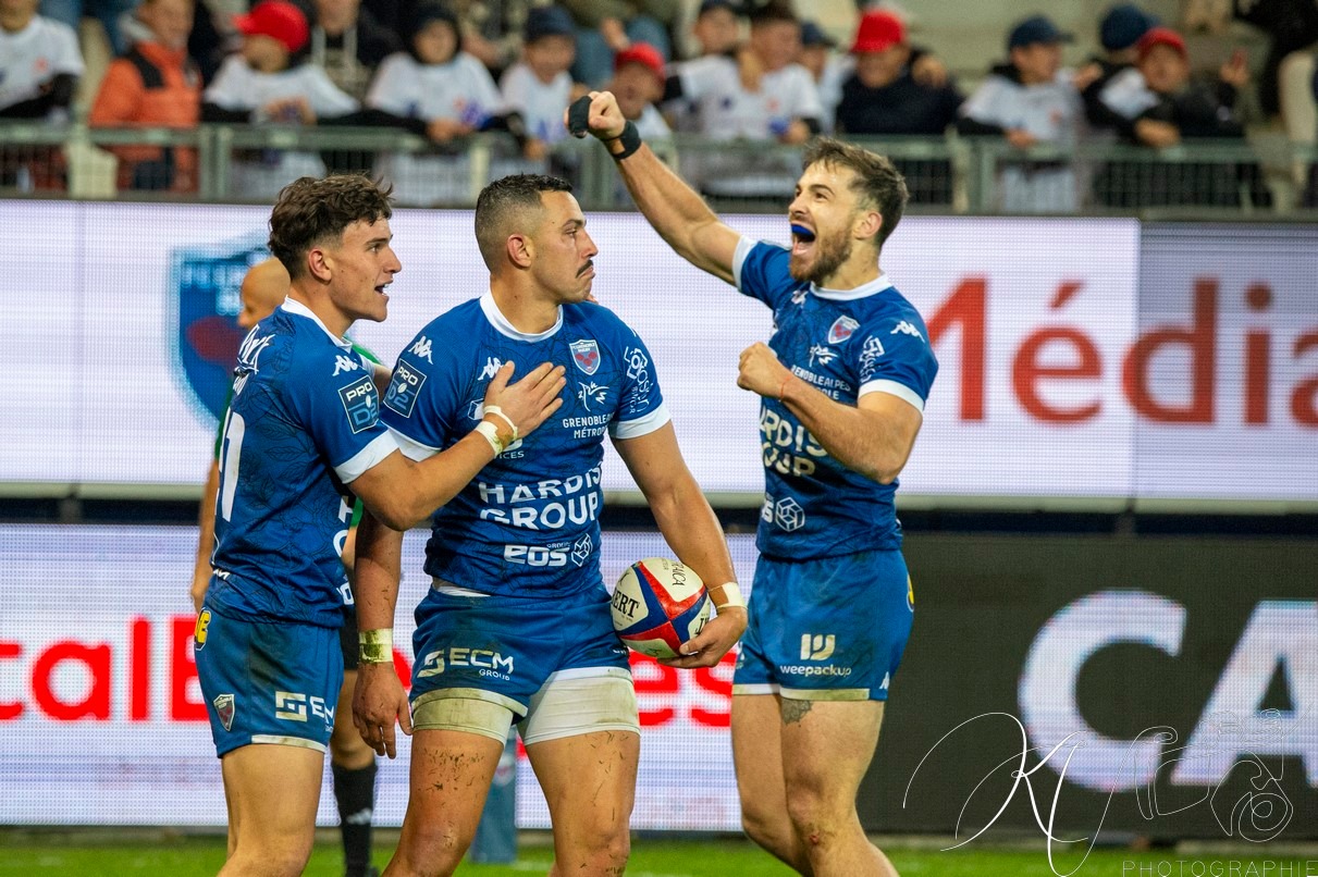  FC Grenoble Rugby - SU Agen - Rugby - FFR 2024 PRO D2 - Grenoble (37) vs (10) Agen (#PD224PD2GRSUA11) Photo by: Karine Valentin | Siuxy Sports 2024-11-01