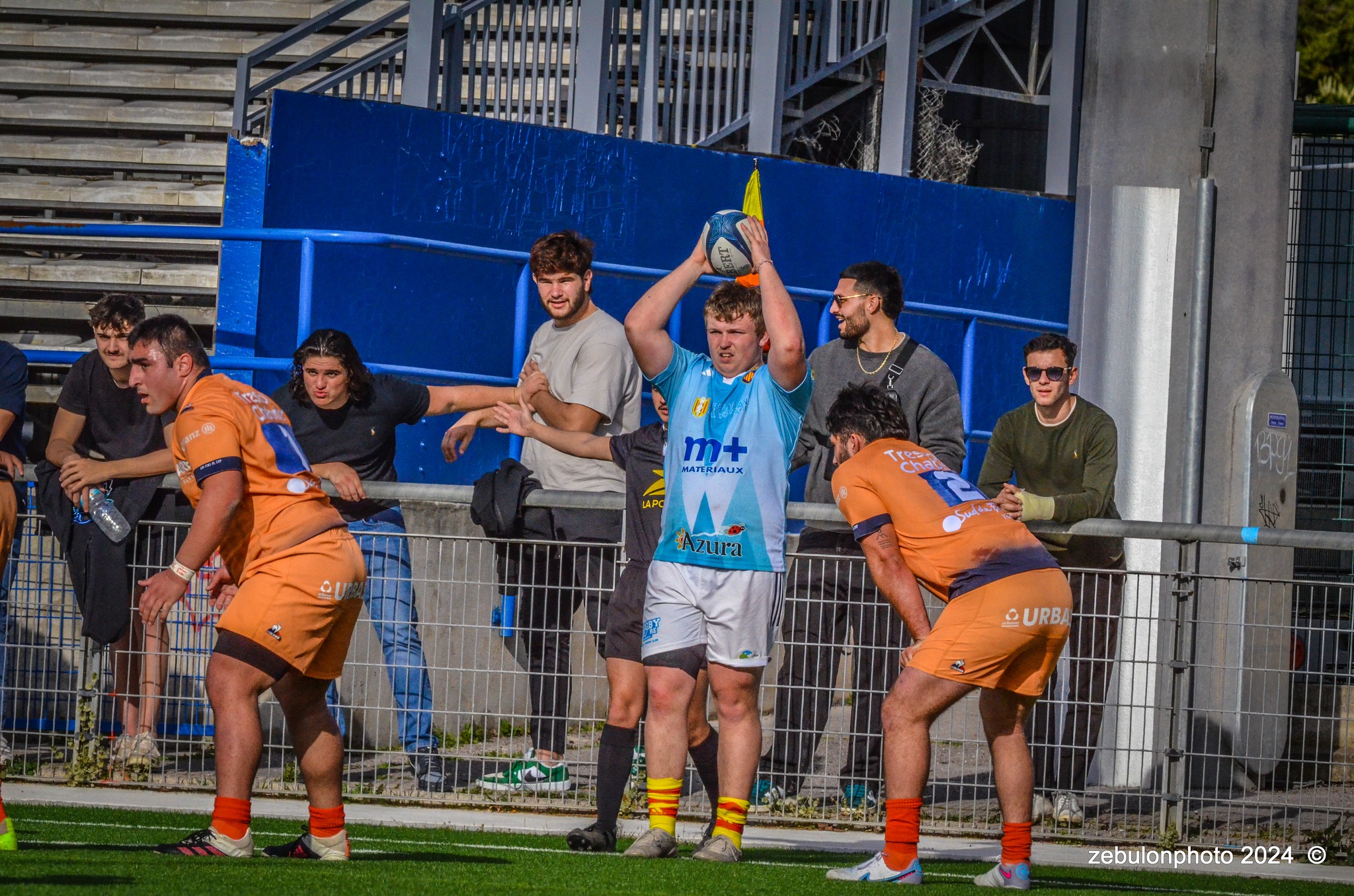  Montpellier Hérault Rugby - US Arlequins Perpignanais - Rugby - 2024 Espoirs - Montpellier (18) vs (7) Perpignan (#ESP24MHRUSAP03) Photo by: Photo Zebulon | Siuxy Sports 2024-03-16