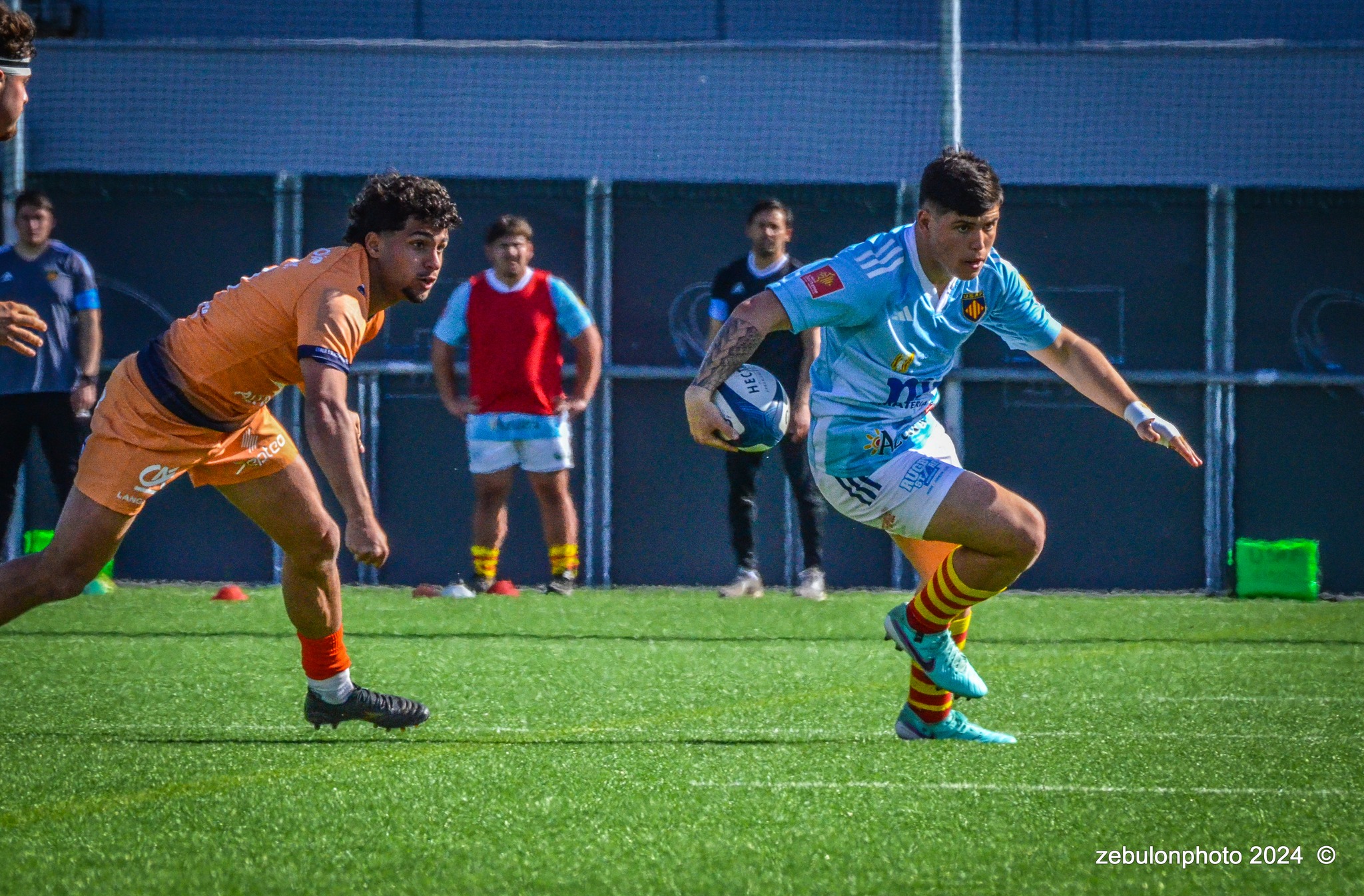  Montpellier Hérault Rugby - US Arlequins Perpignanais - Rugby - 2024 Espoirs - Montpellier (18) vs (7) Perpignan (#ESP24MHRUSAP03) Photo by: Photo Zebulon | Siuxy Sports 2024-03-16