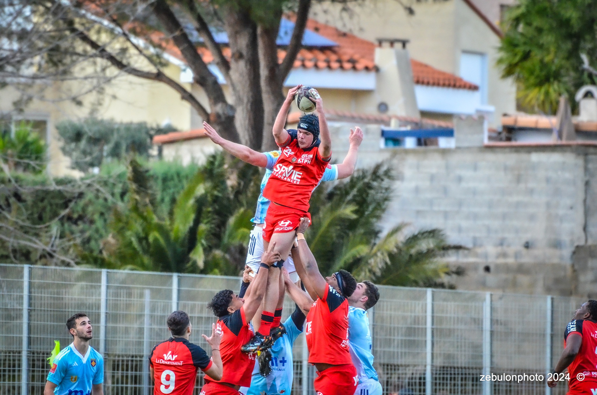 US Arlequins Perpignanais - RC Toulonnais - Rugby - Espoirs - USAP vs RCT (#ESP24USAPRCT02) Photo by: Photo Zebulon | Siuxy Sports 2024-02-10