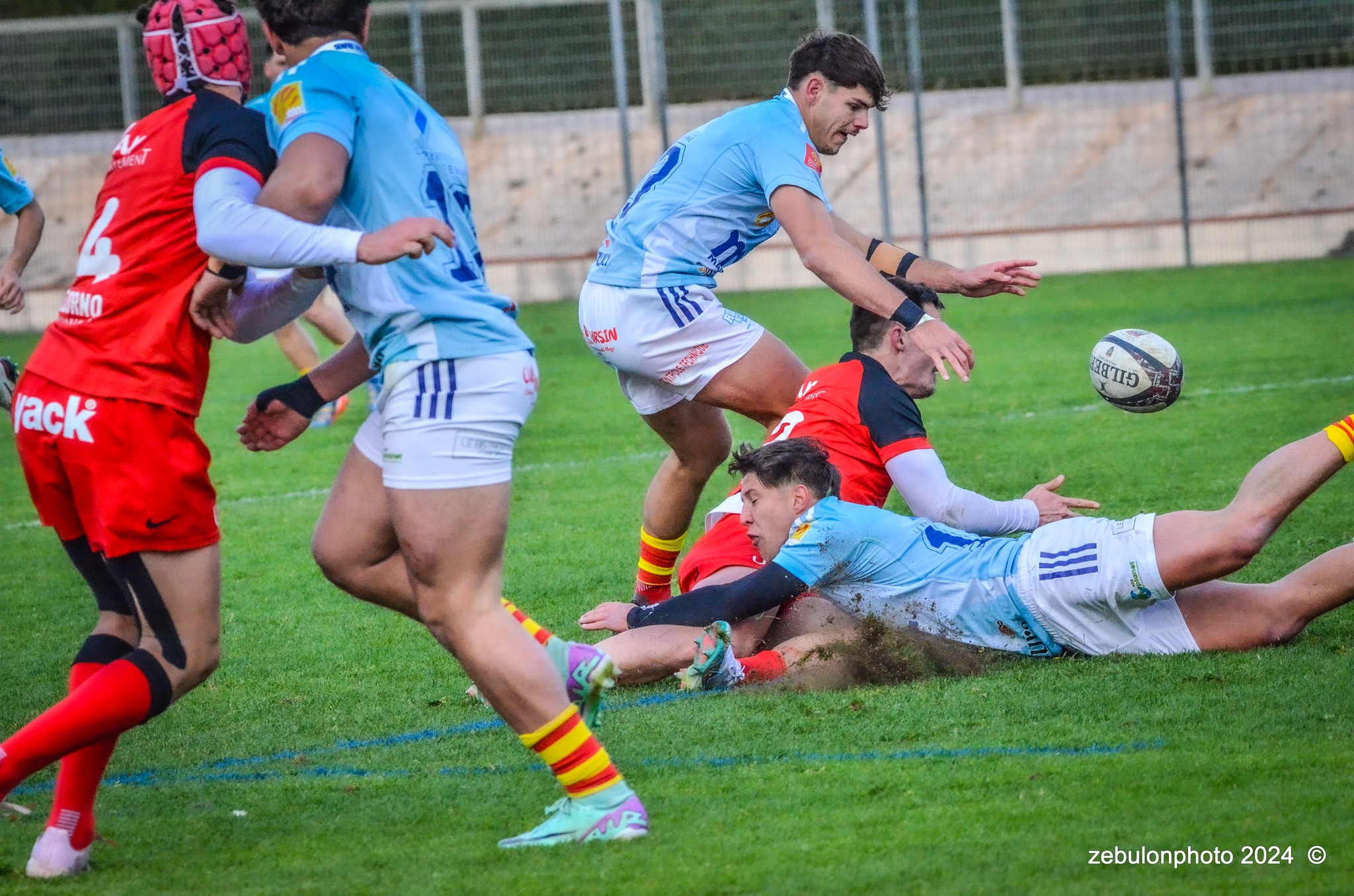  US Arlequins Perpignanais - RC Toulonnais - Rugby - Espoirs - USAP vs RCT (#ESP24USAPRCT02) Photo by: Photo Zebulon | Siuxy Sports 2024-02-10