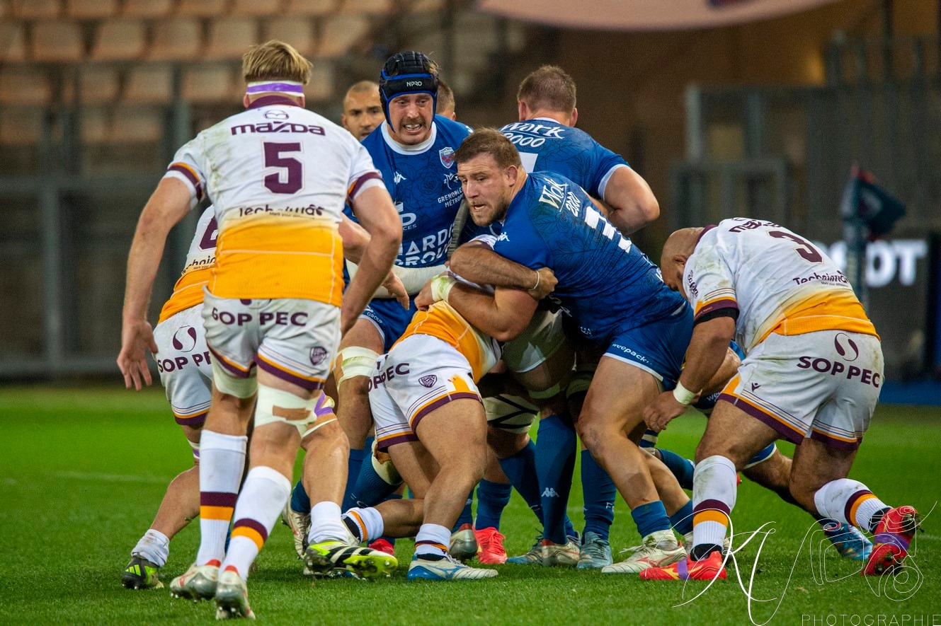  FC Grenoble Rugby - Soyaux Angoulême - Rugby - FFR 2024 - Pro D2 - FC Grenoble Rugby (37) vs (7) Soyaux Angouleme (#PD224PD2FCGSO11) Photo by: Karine Valentin | Siuxy Sports 2024-11-15