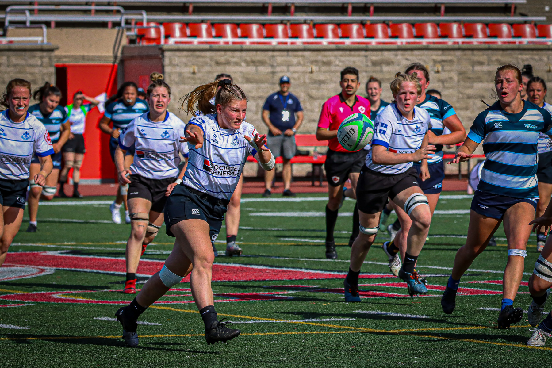  Équipe féminine - Rugby Québec - Ontario Blues (w) - Rugby - QORC-CROQ 2024 - FINALS - QUÉBEC EST (37) VS (13) ONTARIO EST - 1ST POSITION - Reel Mayarts (#QORC24QCEONE16) Photo by: Photo Mayarts | Siuxy Sports 2024-06-01