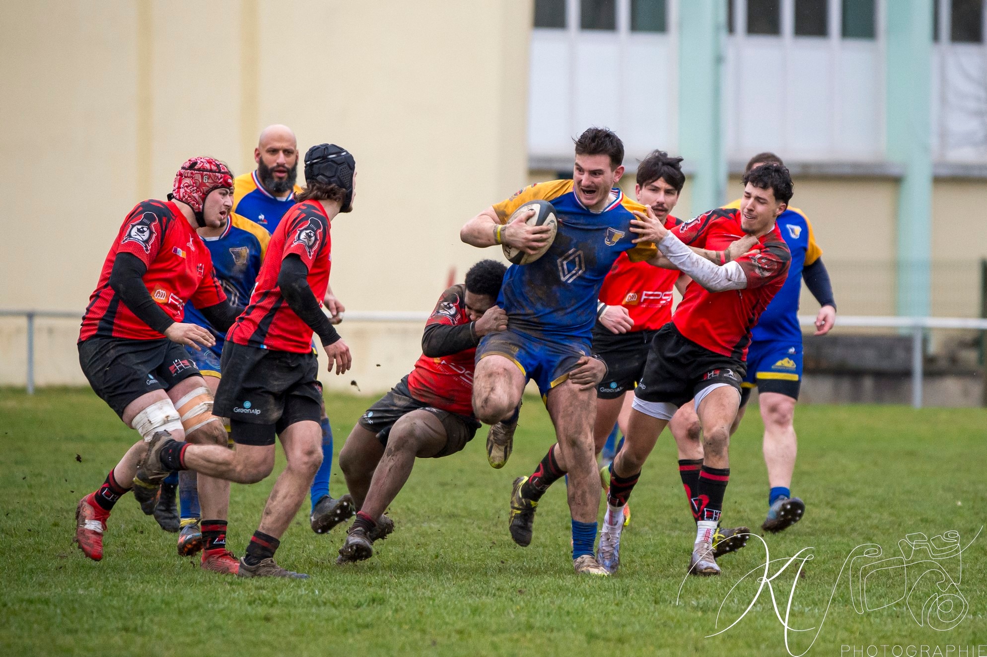  US Deux Ponts - US Renage Rives Rugby - Rugby - Fed2 2024 - US Deux Ponts vs Renage Rives (#F224US2PRRR03) Photo by: Karine Valentin | Siuxy Sports 2024-03-03