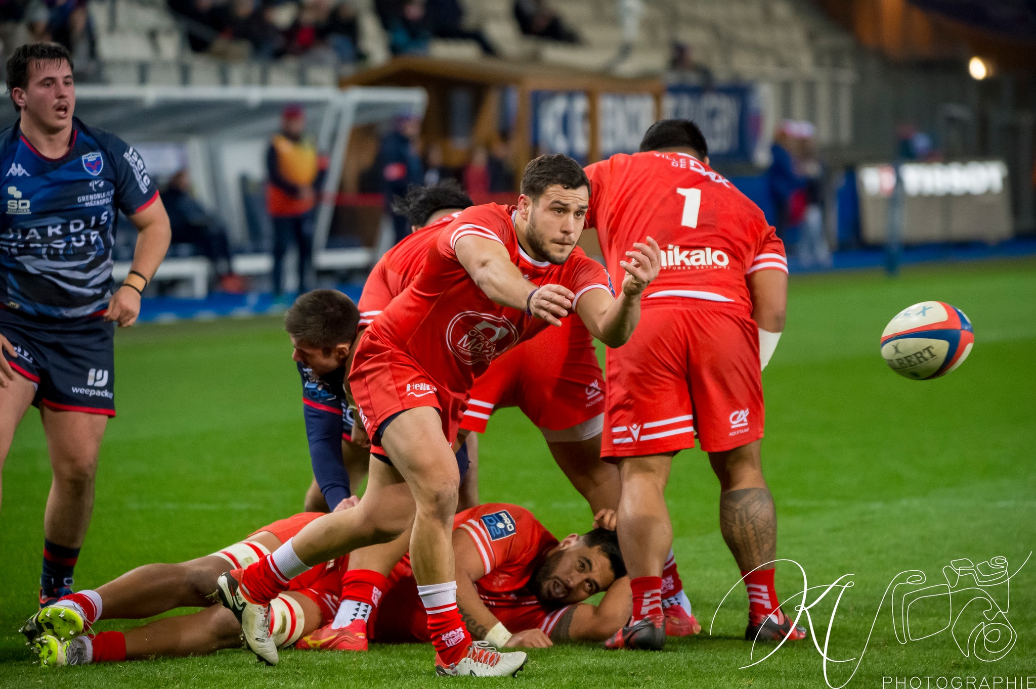  FC Grenoble Rugby - US Dax - Rugby - Pro D2 - FC Grenoble (24) vs (27) US Dax (#PD224FCGDAX01) Photo by: Karine Valentin | Siuxy Sports 2024-01-19