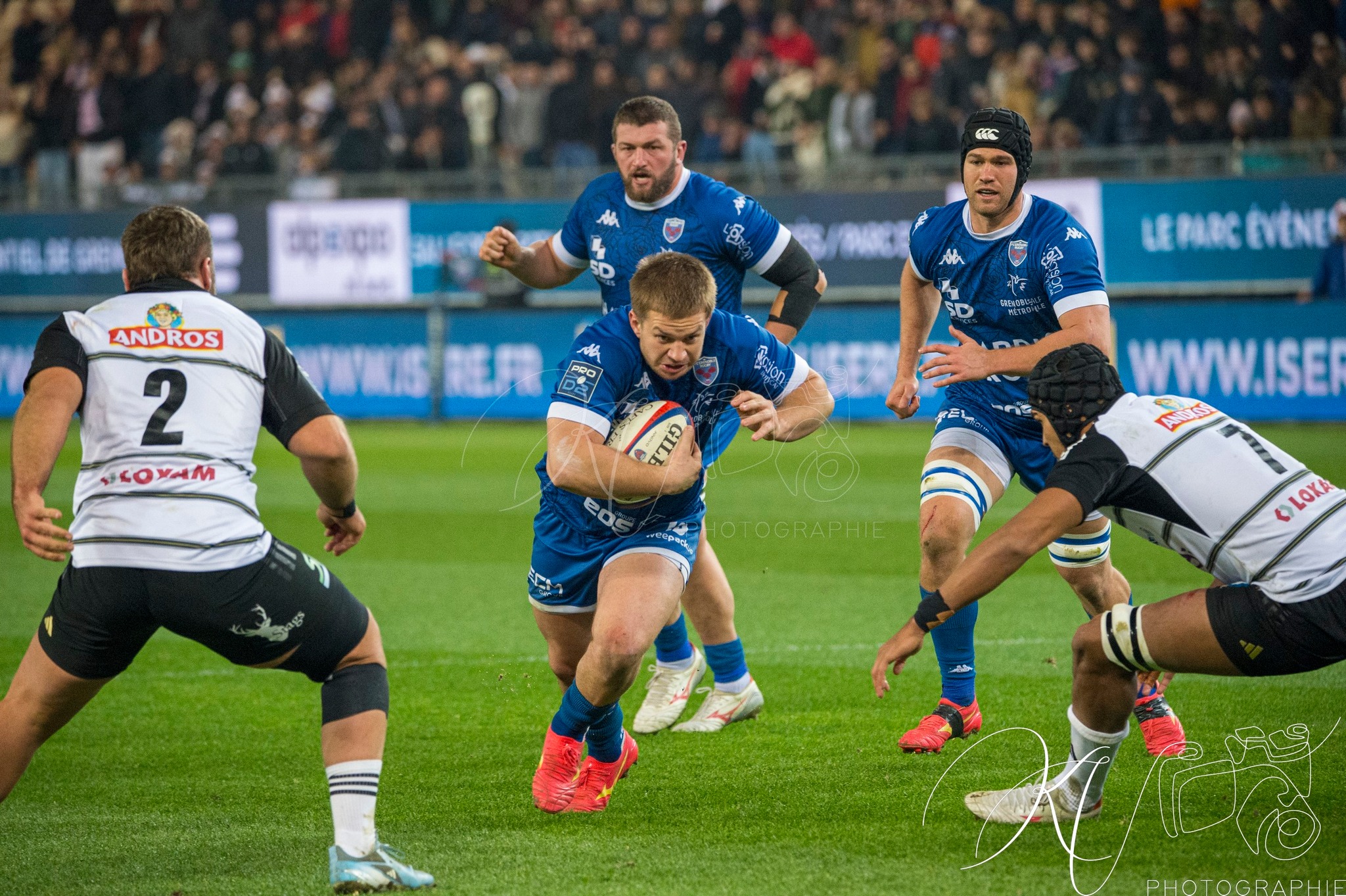  FC Grenoble Rugby - CA Brive - Rugby - FFR 2024 Fed2 - FC Grenoble Rugby (34) vs (22) CA Brive (#FFR24F2FCGBRI12) Photo by: Karine Valentin | Siuxy Sports 2024-12-13