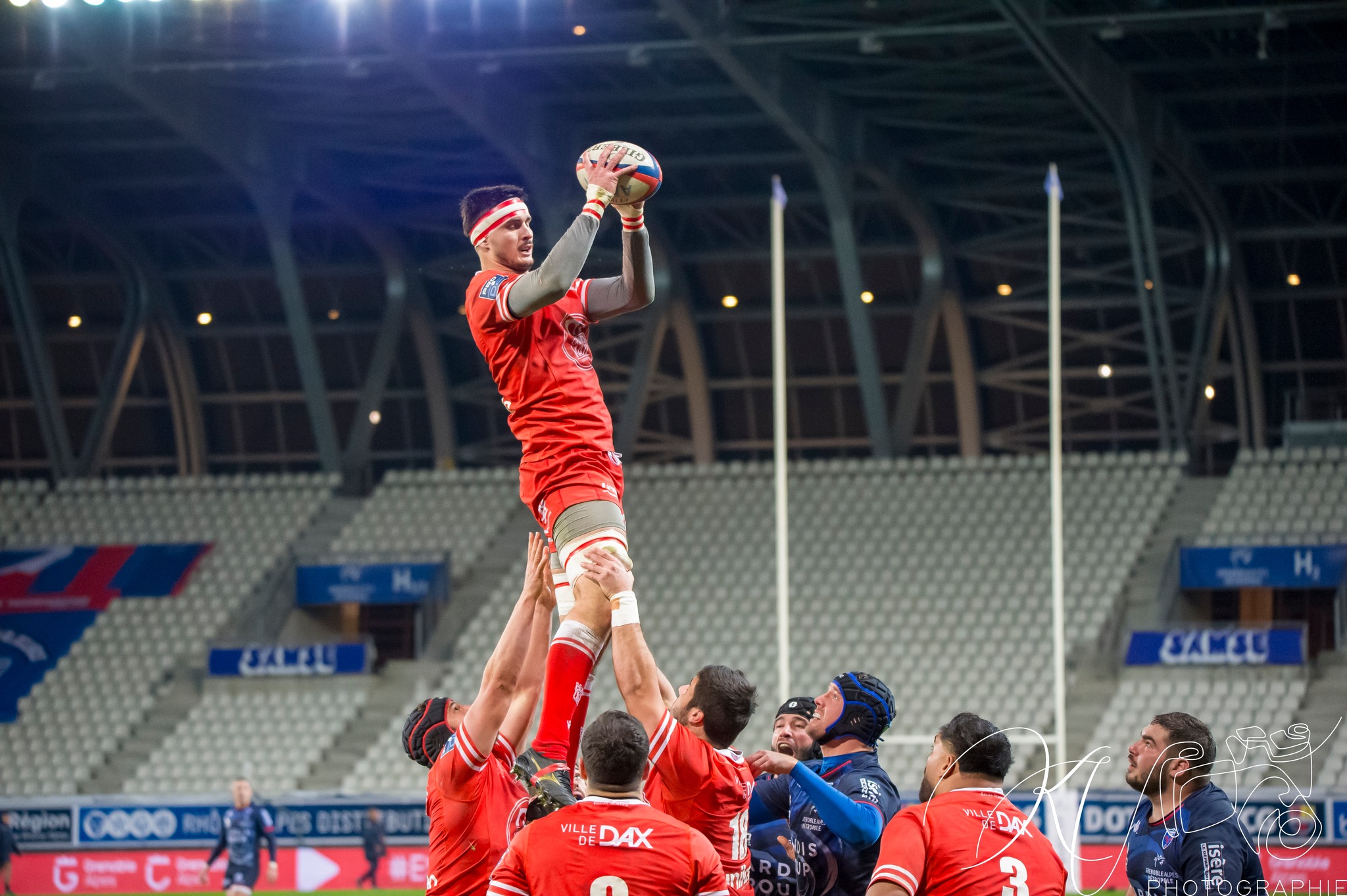  FC Grenoble Rugby - US Dax - Rugby - Pro D2 - FC Grenoble (24) vs (27) US Dax (#PD224FCGDAX01) Photo by: Karine Valentin | Siuxy Sports 2024-01-19