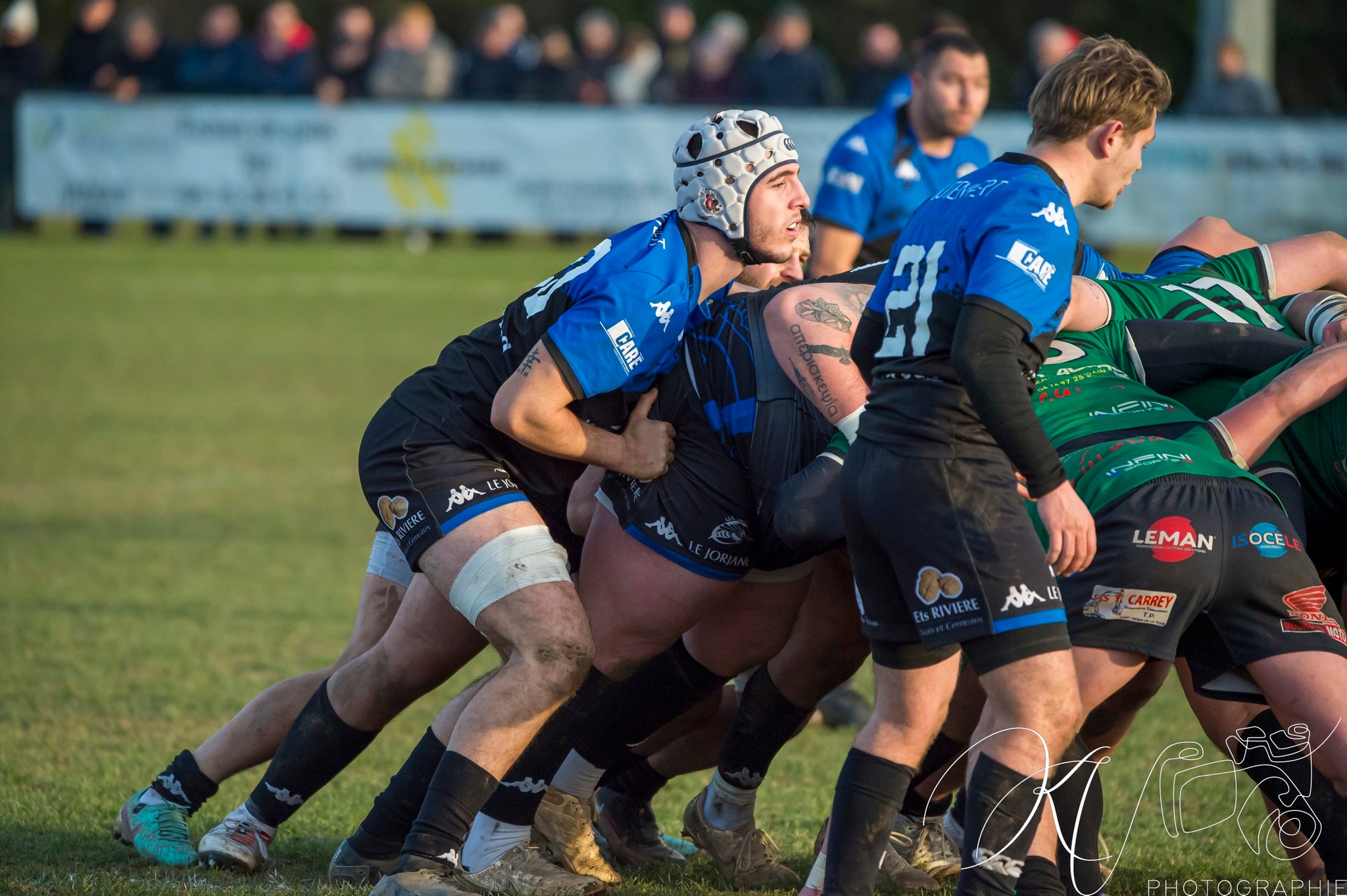  US Vinay - Rugby Club des Vallons de la Tour - Rugby - FED2 2024 - US Vinay (34) vs (25) RC des Vallons de la Tour (#FED224USVVDT01) Photo by: Karine Valentin | Siuxy Sports 2024-01-28