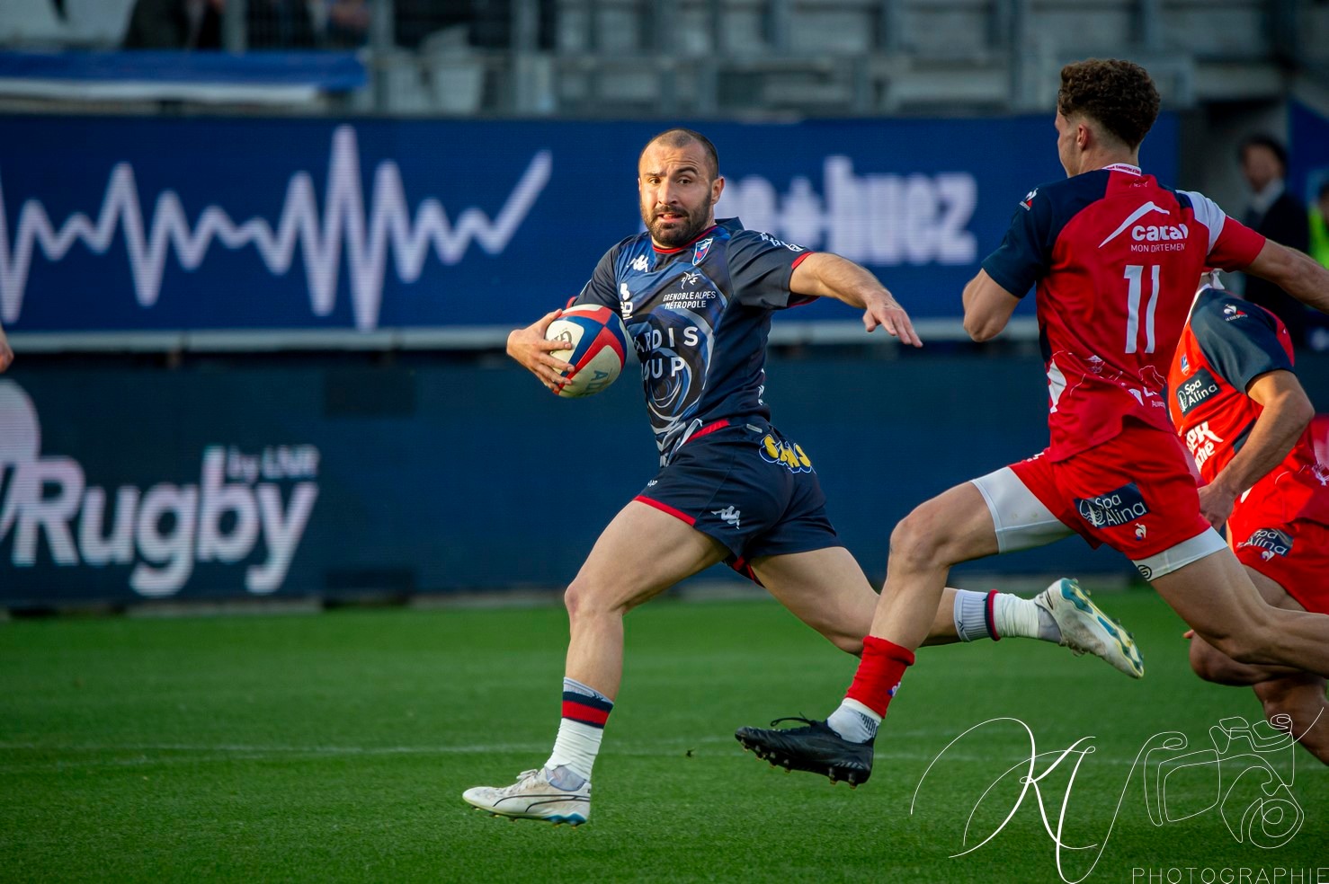 Eric ESCANDE -  FC Grenoble Rugby - Stade Aurillacois - Rugby - FFR - 2024 PRO D2 - FC Grenoble (55) vs (10) Aurillac (#PD224T14FCGAUR04) Photo by: Karine Valentin | Siuxy Sports 2024-04-12