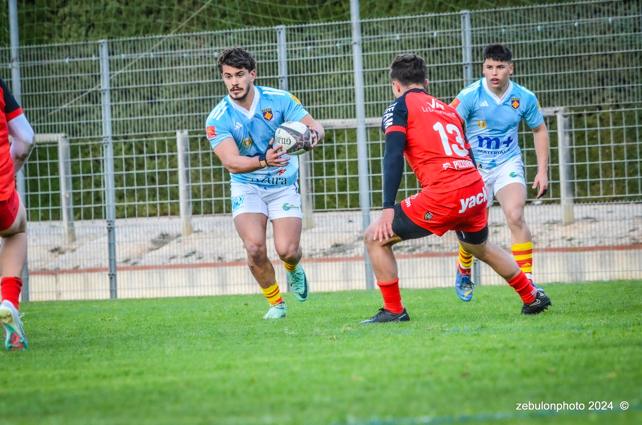  US Arlequins Perpignanais - RC Toulonnais - Rugby - Espoirs - USAP vs RCT (#ESP24USAPRCT02) Photo by: Photo Zebulon | Siuxy Sports 2024-02-10