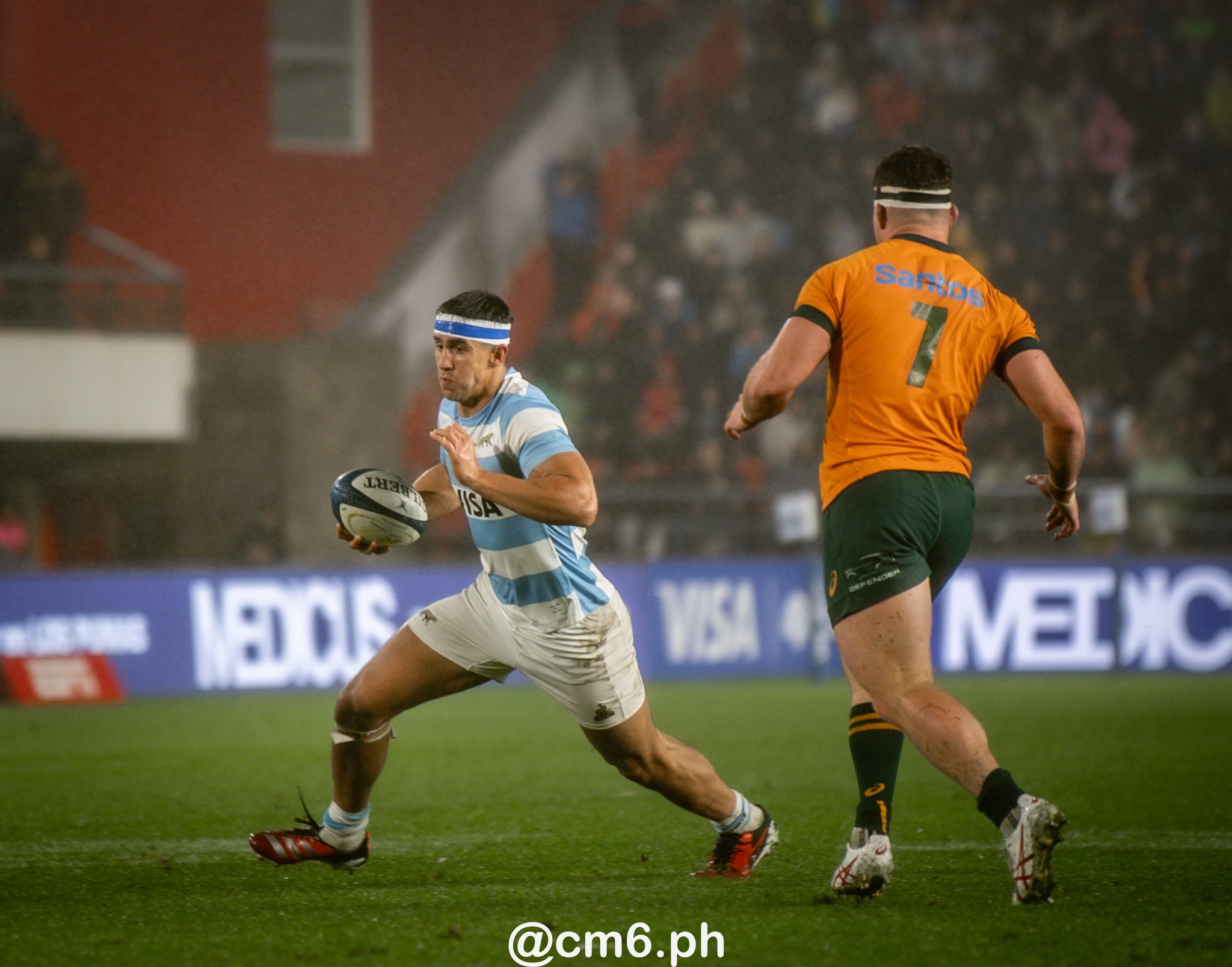  Selección Argentina de Rugby XV - Australia national rugby union team (M) - Rugby - Rugby Championship 2024 - Argentina Pumas (19) vs (20) Australia Wallabies (#CHAMP24R3ARGAUS) Photo by: Christian Mas | Siuxy Sports 2024-08-31