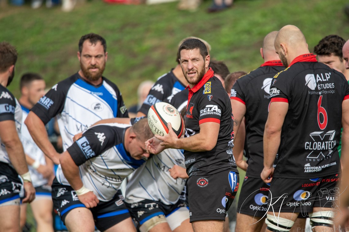  Bièvre Saint-Geoirs RC - US Vinay - Rugby - FFR 2024 Fed2 - Bievre SG vs US Vinay (#FFR24F2BSGUSV09) Photo by: Karine Valentin | Siuxy Sports 2024-09-22