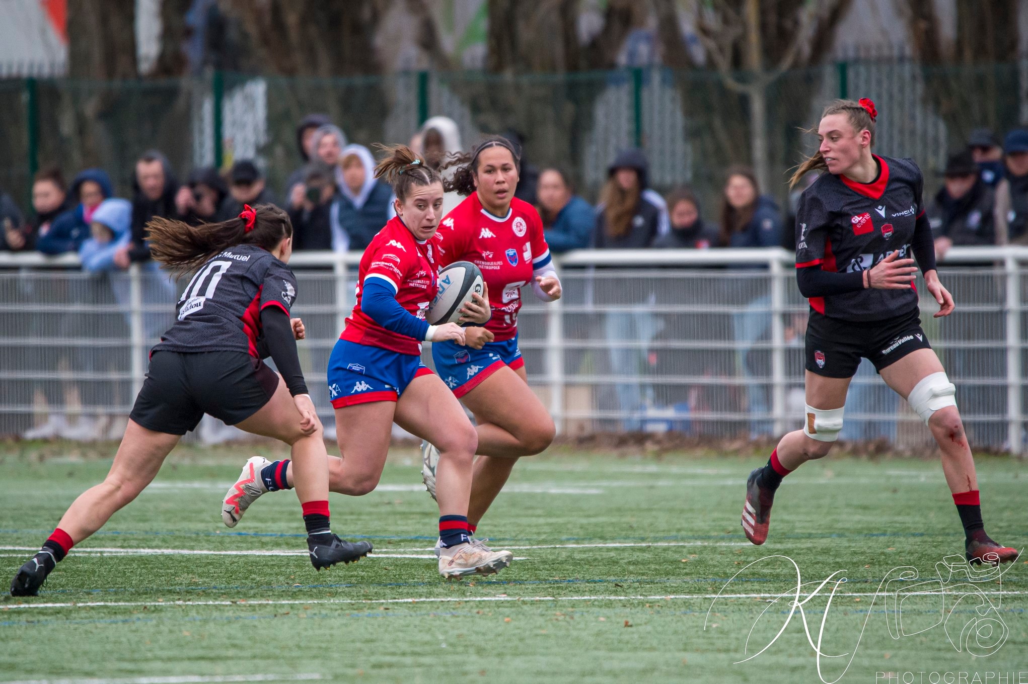  Lyon Olympique Universitaire - FC Grenoble Rugby - Rugby - Elite 1 2023 - Lyon O.U. (39) vs (14) FC Grenoble (#EL124LOUFCG02) Photo by: Karine Valentin | Siuxy Sports 2024-02-24