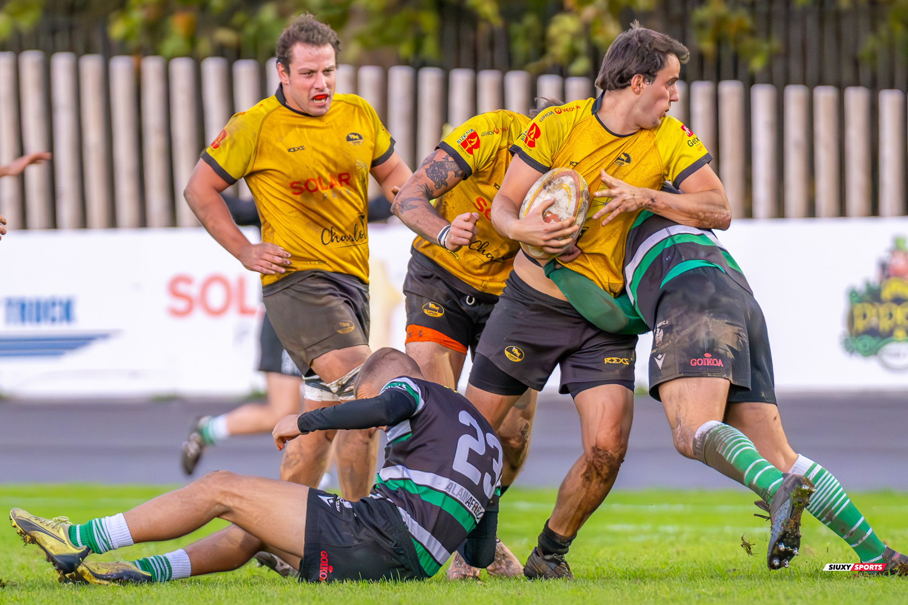 Borja VITERI IBARRA - Iñigo VITERI IBARRA -  Getxo Artea Rugby Taldea - La Única Rugby Taldea - Rugby - FER 2024 - DHB - Getxo RT (91) vs (0) La Unica RT (#FER24DHBGRTLUR11) Photo by: Fredy Monfoto | Siuxy Sports 2023-11-04
