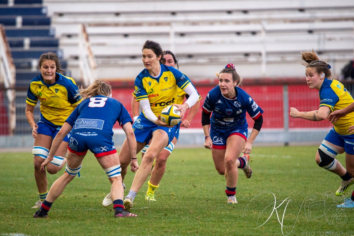  ASM Romagnat rugby féminin - FC Grenoble Rugby - Rugby - FFR 2024 Elite 1 Fém - ASM Romagnat (32) vs (8) Amazones FC Grenoble  (#FFR24E1FASMRFCG11) Photo by: Karine Valentin | Siuxy Sports 2024-11-17