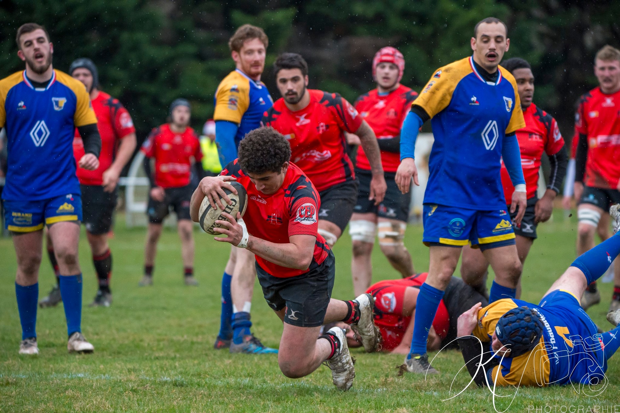  US Deux Ponts - US Renage Rives Rugby - Rugby - Fed2 2024 - US Deux Ponts vs Renage Rives (#F224US2PRRR03) Photo by: Karine Valentin | Siuxy Sports 2024-03-03