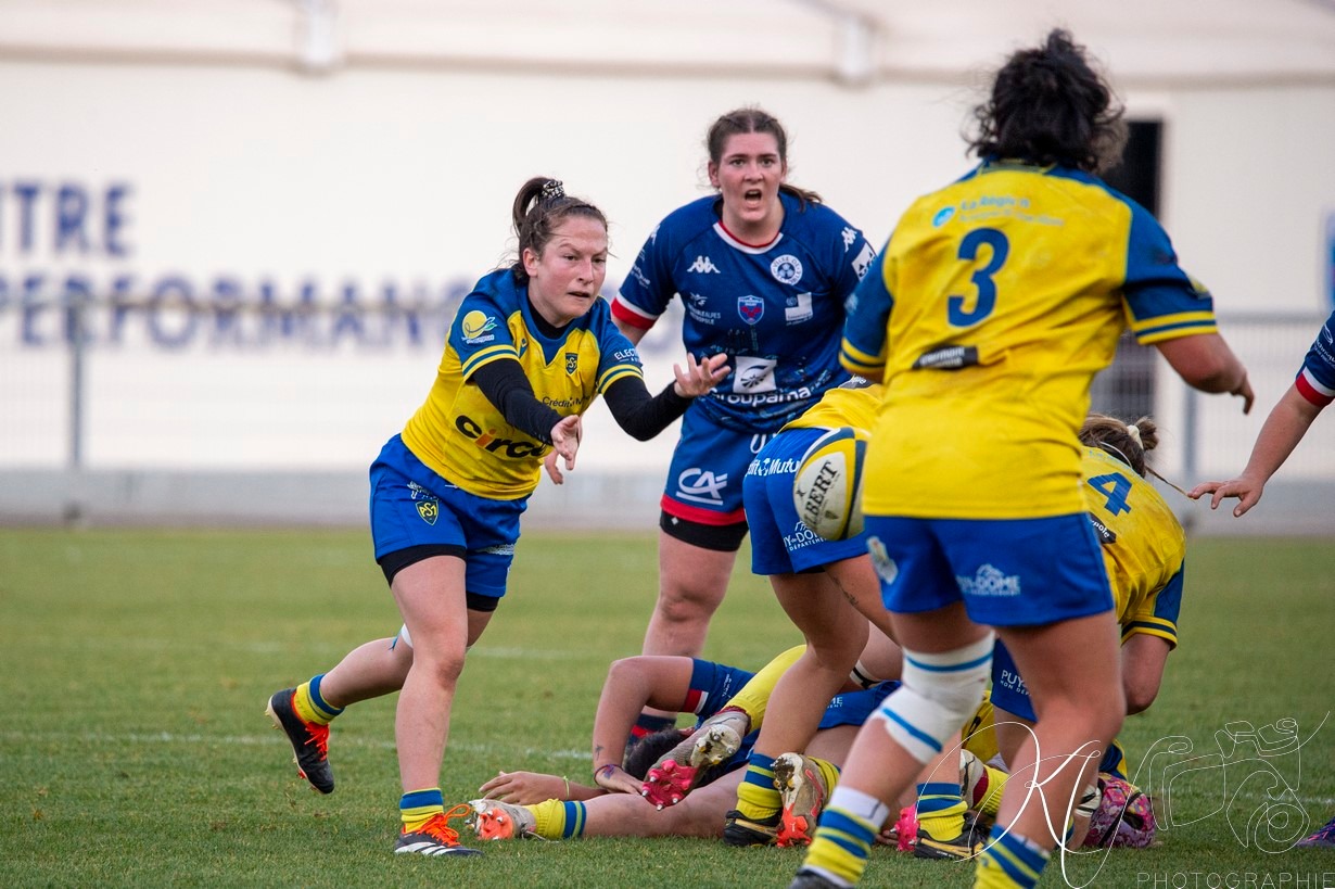 ASM Romagnat rugby féminin - FC Grenoble Rugby - Rugby - FFR 2024 Elite 1 Fém - ASM Romagnat (32) vs (8) Amazones FC Grenoble  (#FFR24E1FASMRFCG11) Photo by: Karine Valentin | Siuxy Sports 2024-11-17