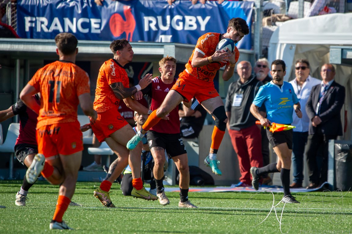  Stade niçois - Racing Club Narbonnais - Rugby - FFR 2024 - Finale Nationale - Nice (39) vs (30) Narbonne (#FFR24NATNICNAR05) Photo by: Karine Valentin | Siuxy Sports 2024-05-18