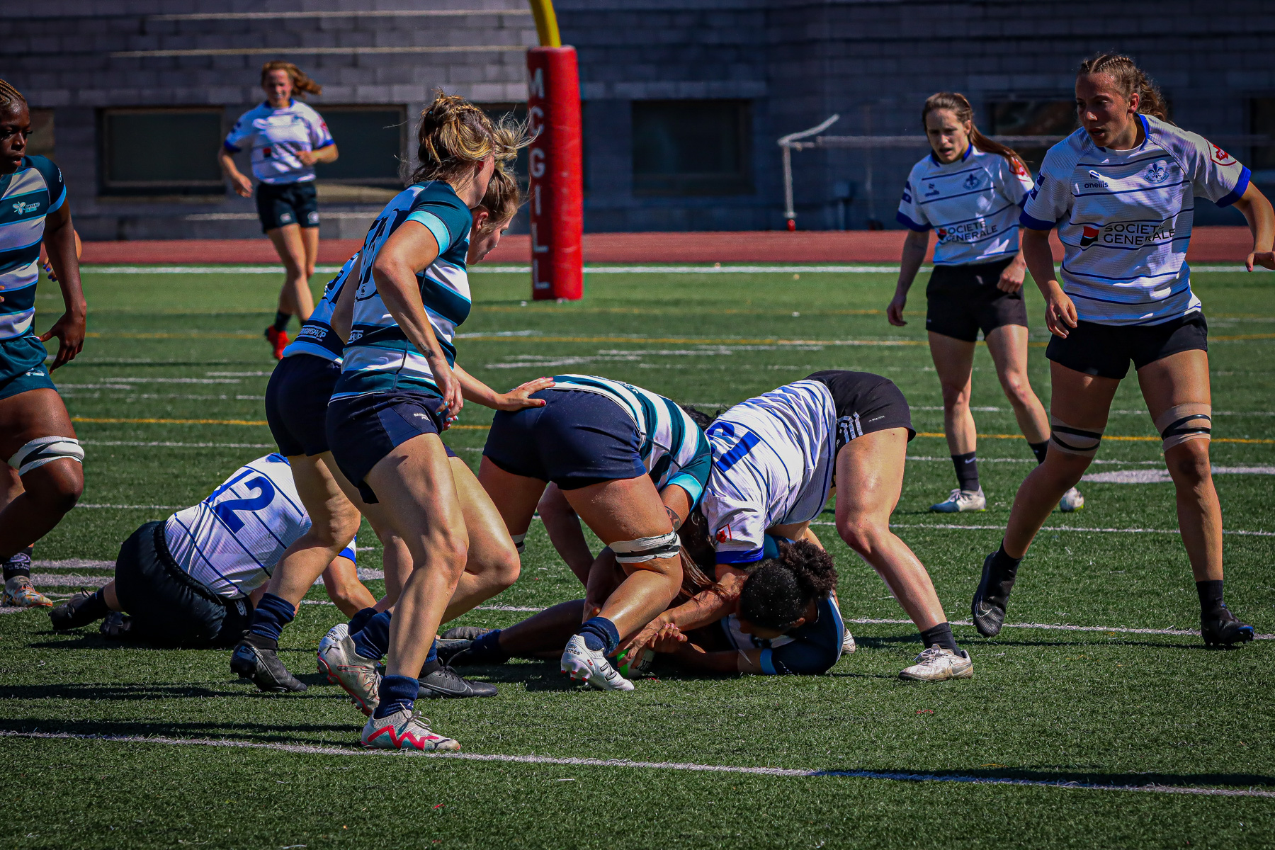  Équipe féminine - Rugby Québec - Ontario Blues (w) - Rugby - QORC-CROQ 2024 - FINALS - QUÉBEC EST (37) VS (13) ONTARIO EST - 1ST POSITION - Reel Mayarts (#QORC24QCEONE16) Photo by: Photo Mayarts | Siuxy Sports 2024-06-01