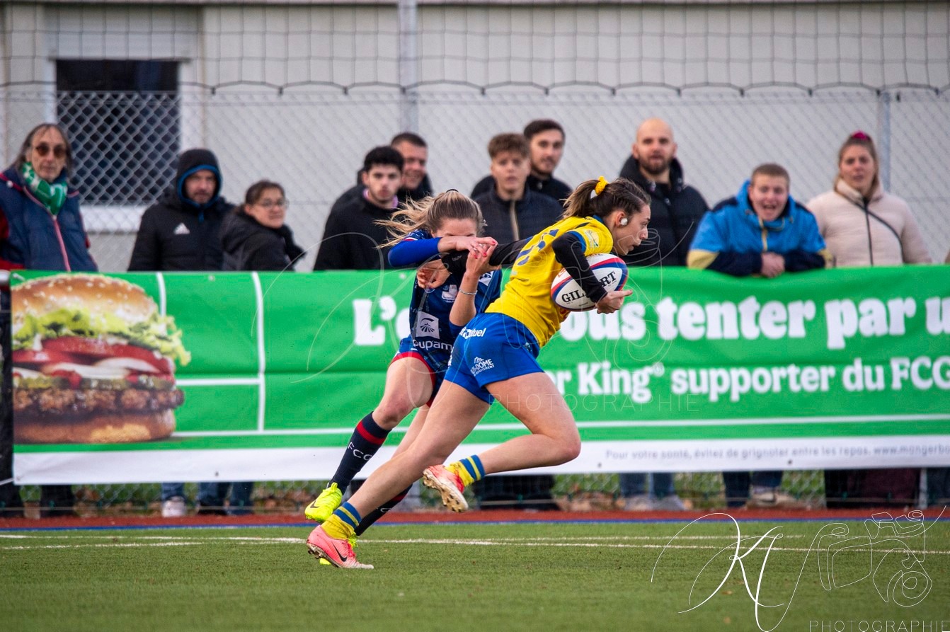 FC Grenoble Rugby - ASM Romagnat rugby féminin - Rugby - FFR 2024 - Réserve Élite - FCG Amazones vs ASM Romagnat (#FFR24REFCGASMR11) Photo by: Karine Valentin | Siuxy Sports 2024-11-30